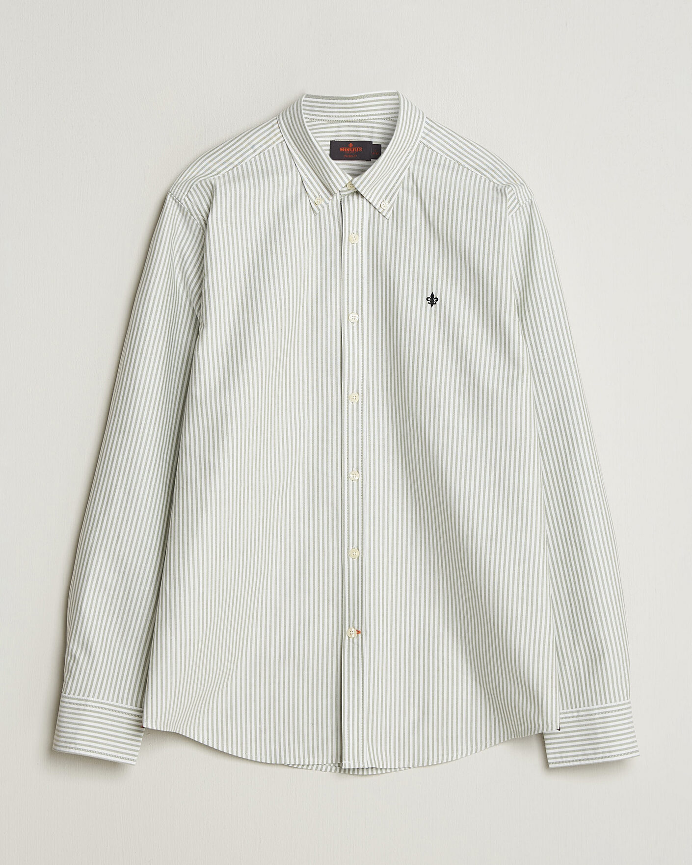 Herre | Skjorter | Morris | Douglas Oxford Stripe Shirt Olive