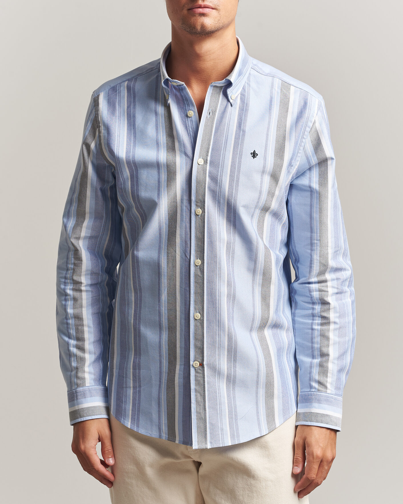 Herre | Skjorter | Morris | Happy Oxford Shirt Blue