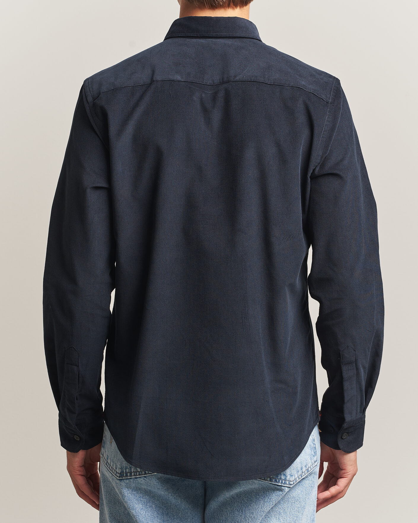 Herre | Skjorter | Morris | Douglas Cord Shirt Blue