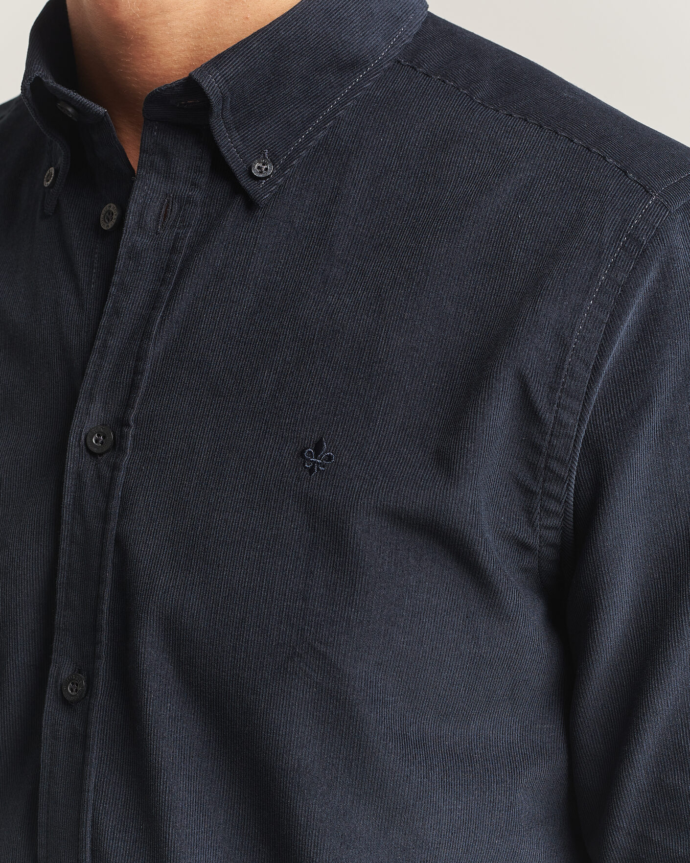 Herre | Skjorter | Morris | Douglas Cord Shirt Blue