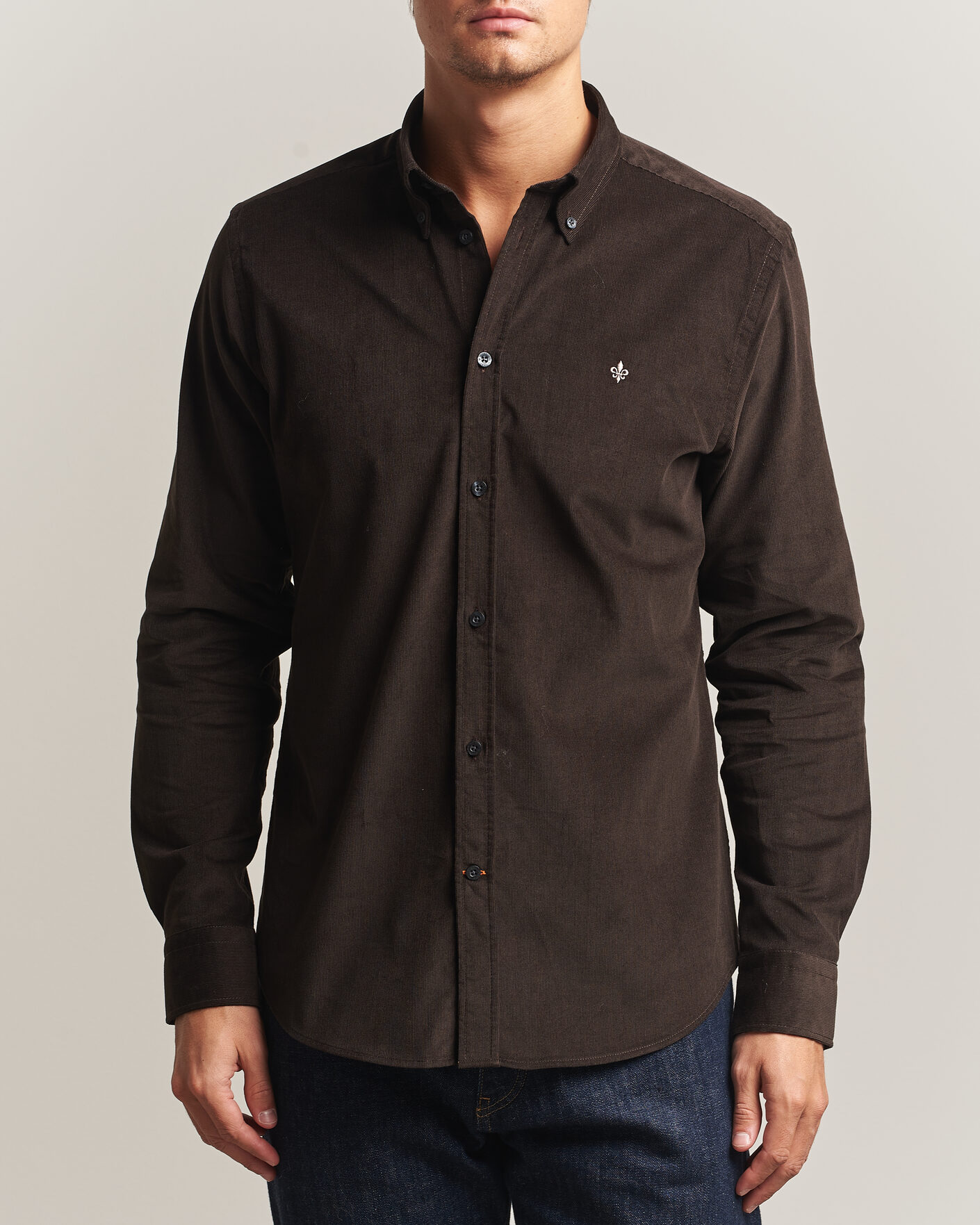 Herre | Skjorter | Morris | Douglas Cord Shirt Brown