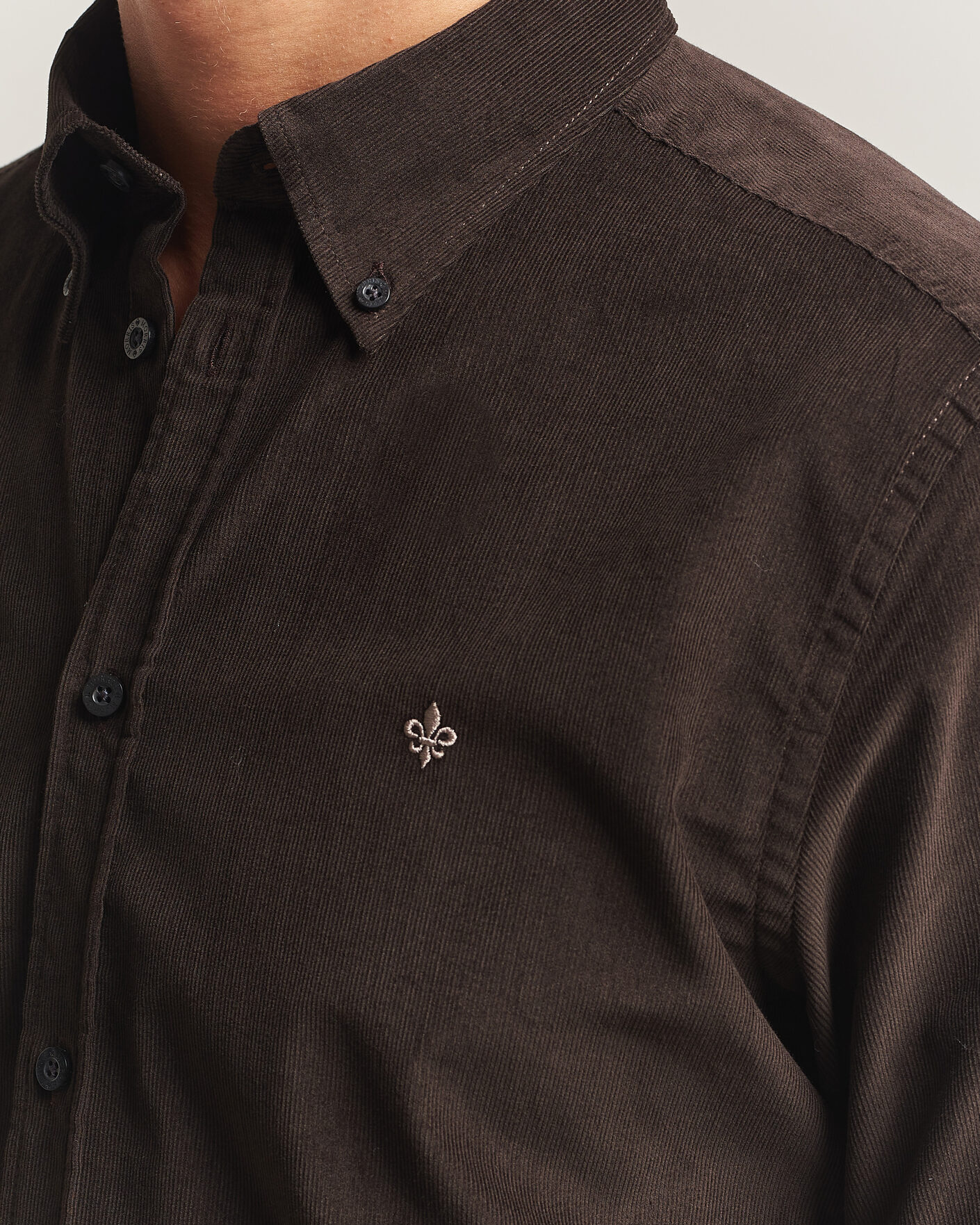 Herre | Skjorter | Morris | Douglas Cord Shirt Brown