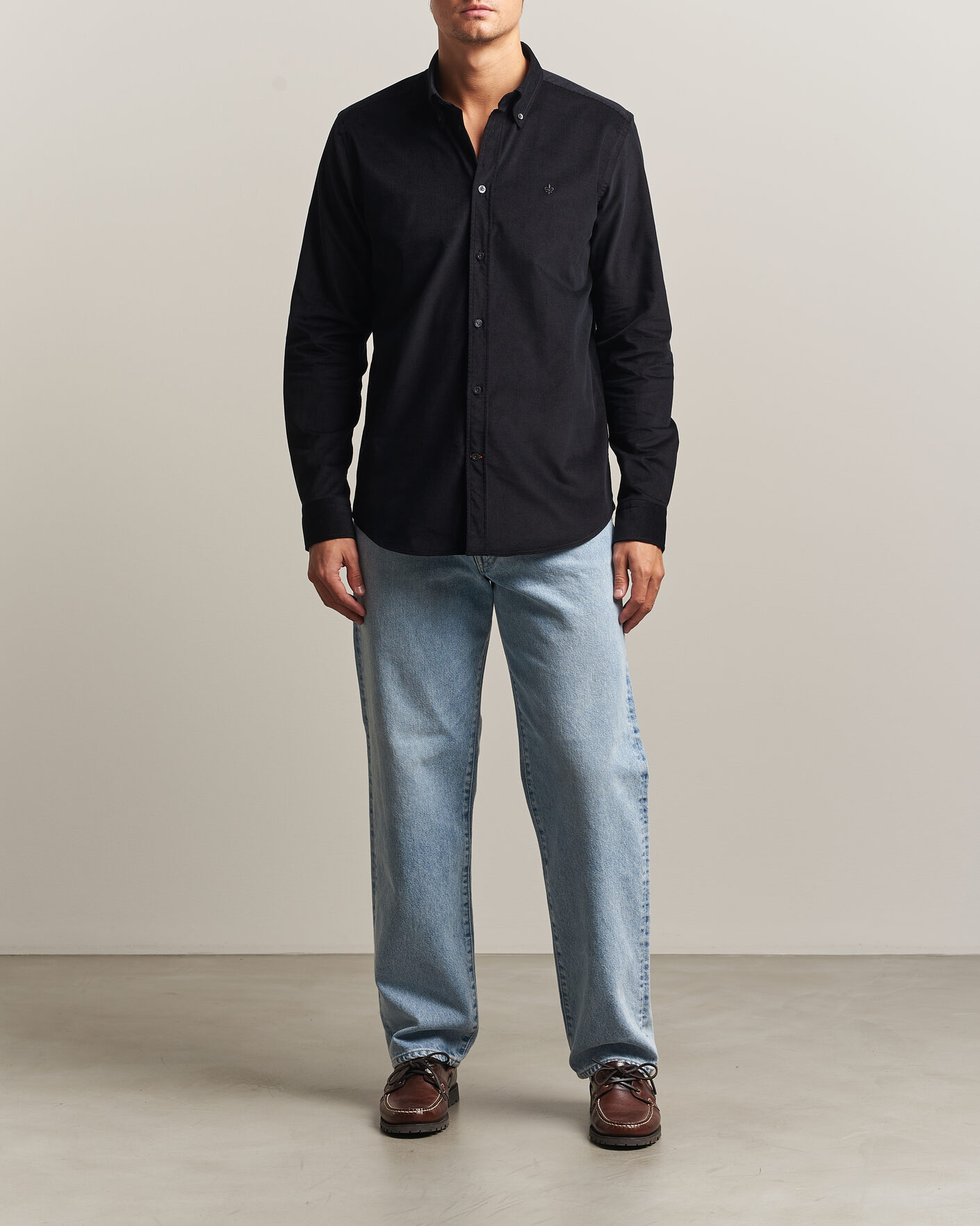 Herre | Skjorter | Morris | Douglas Cord Shirt Grey