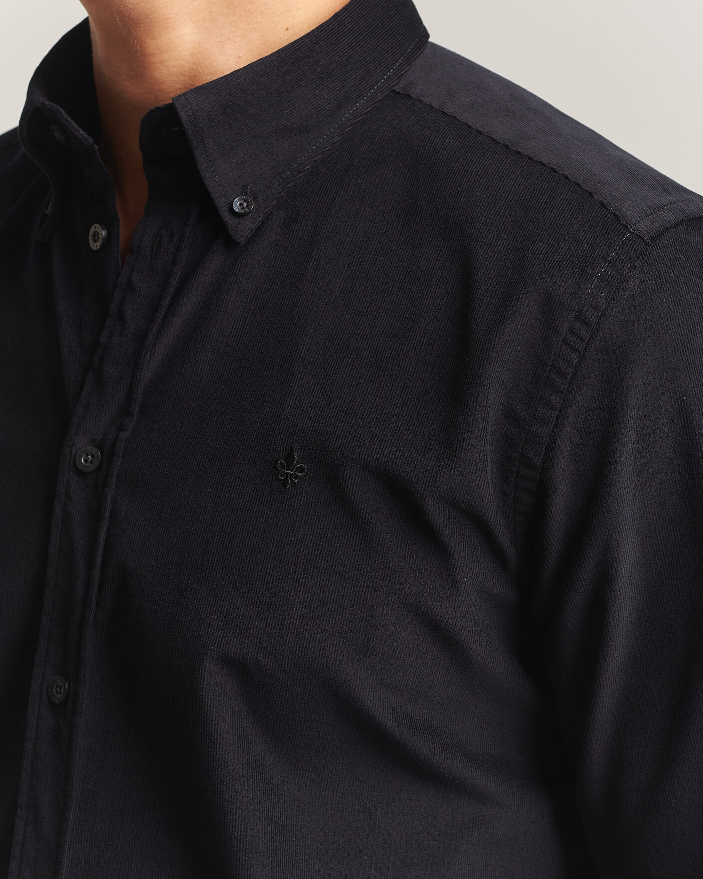Herre | Skjorter | Morris | Douglas Cord Shirt Grey