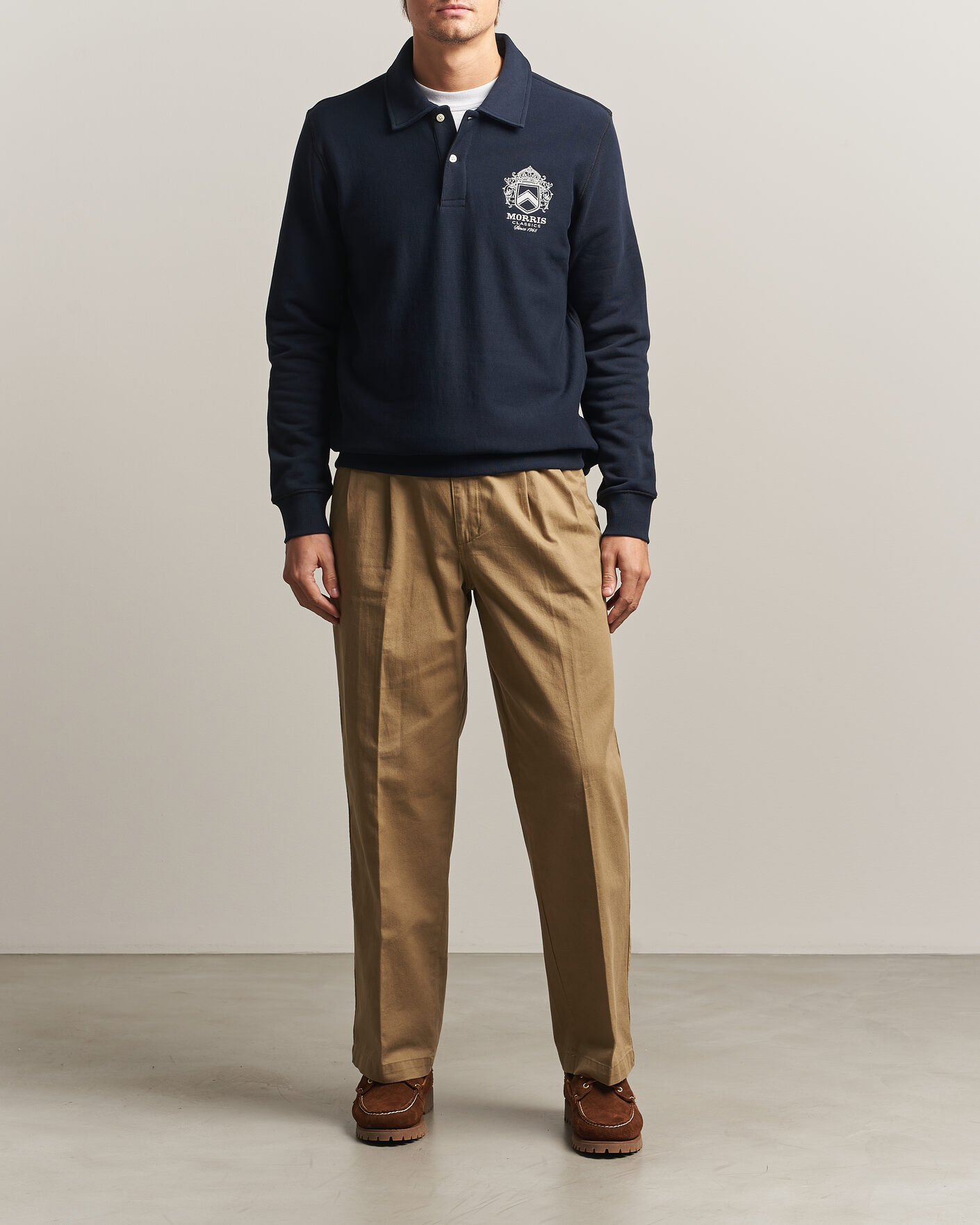 Herre | Gensere | Morris | Winston Polo Sweatshirt Old Blue