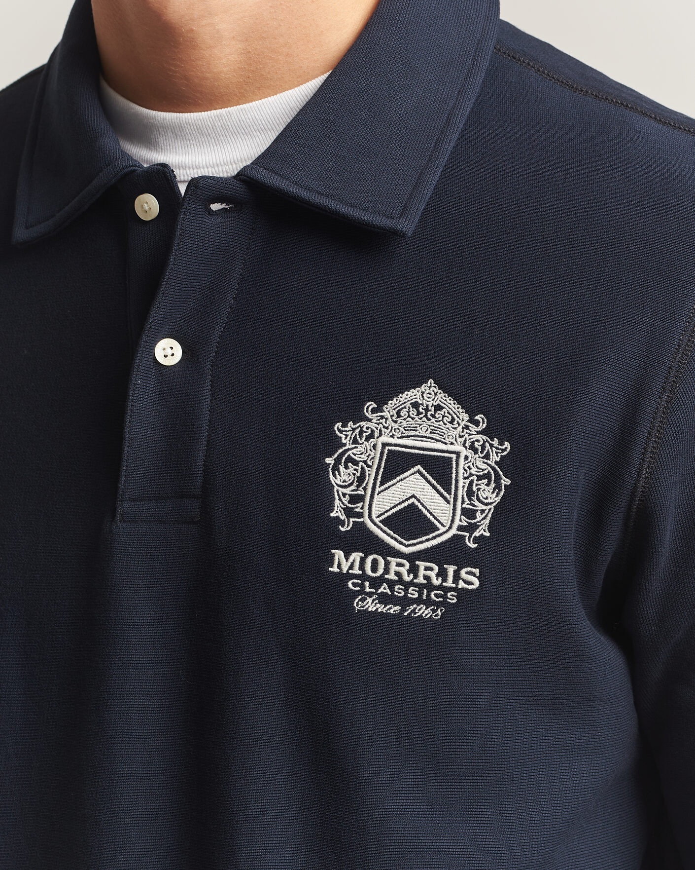 Herre | Gensere | Morris | Winston Polo Sweatshirt Old Blue