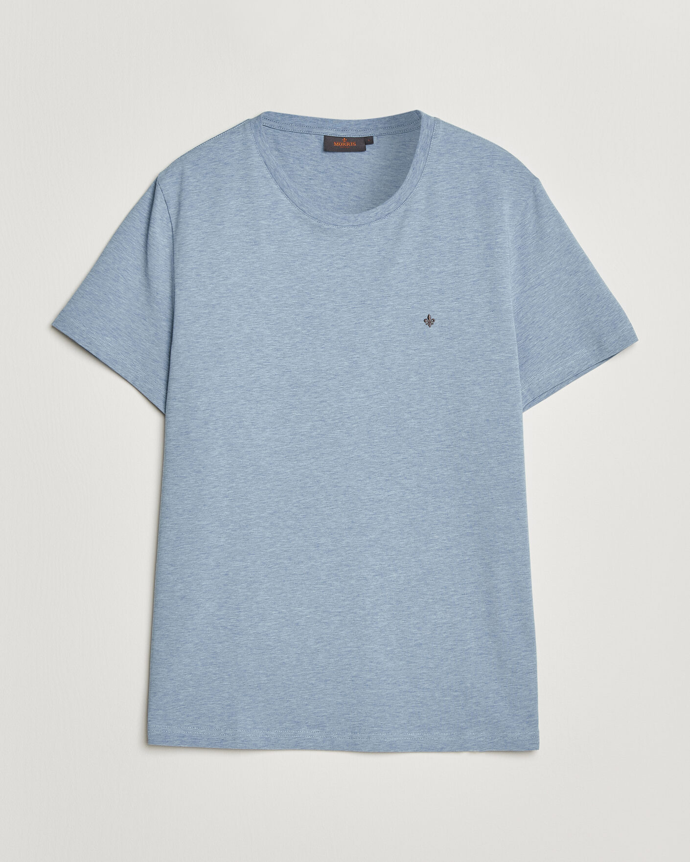 Herre | T-Shirts | Morris | James Crew Neck T-Shirt Blue