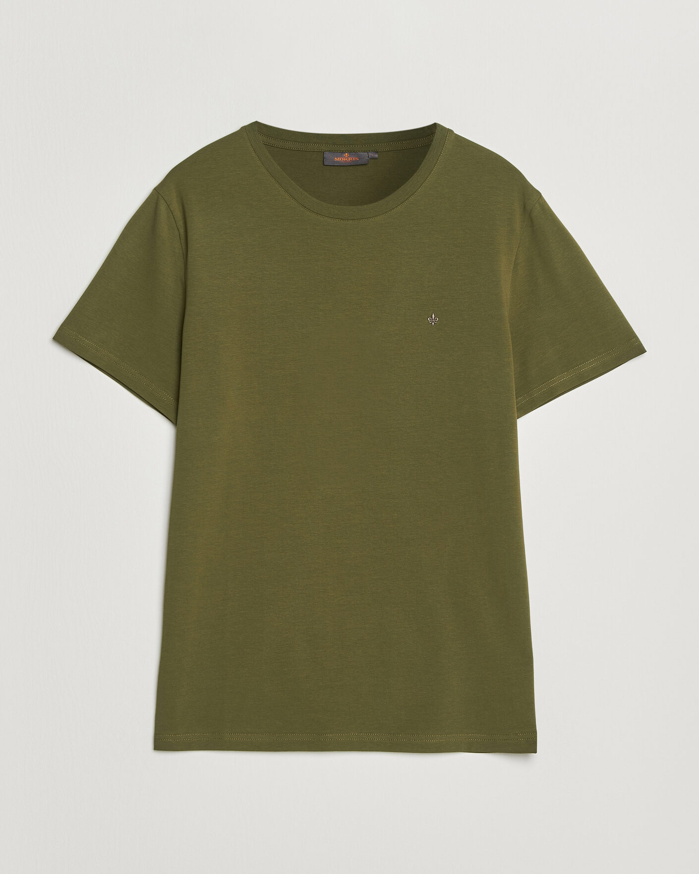 Herre | T-Shirts | Morris | James Crew Neck T-Shirt Olive