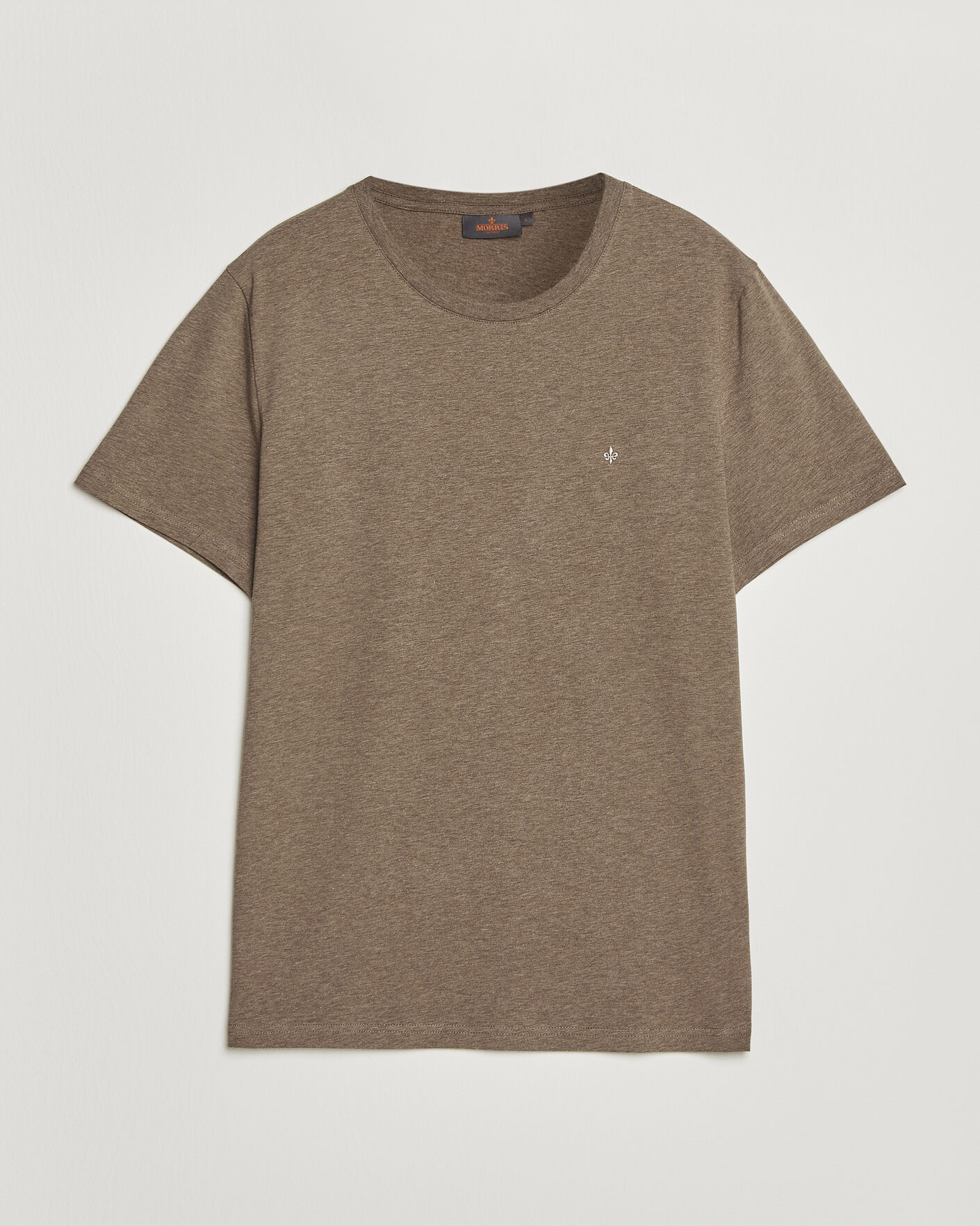 Herre | T-Shirts | Morris | James Crew Neck T-Shirt Brown