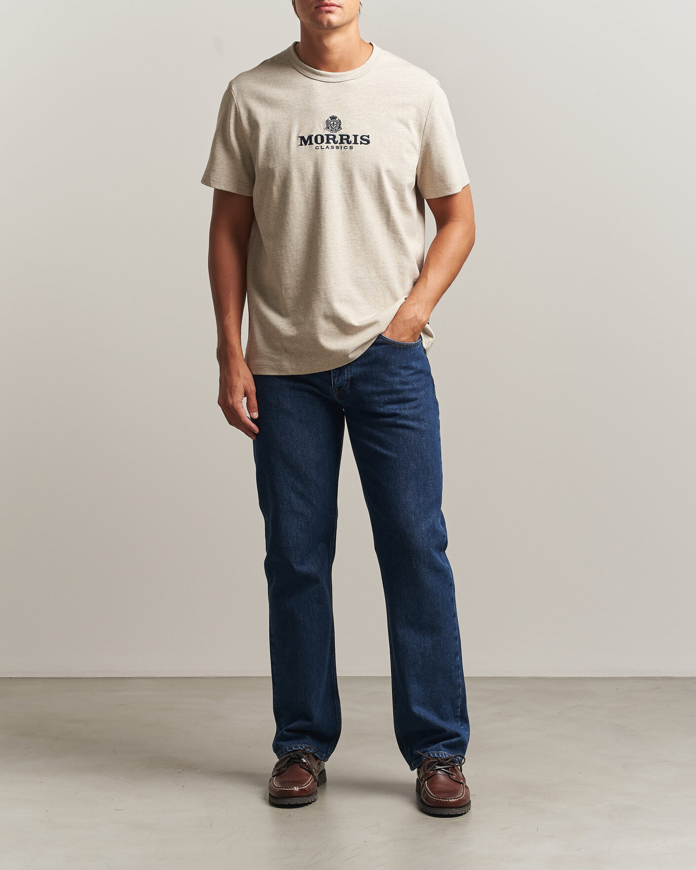 Herre | T-Shirts | Morris | Brian T-Shirt Khaki