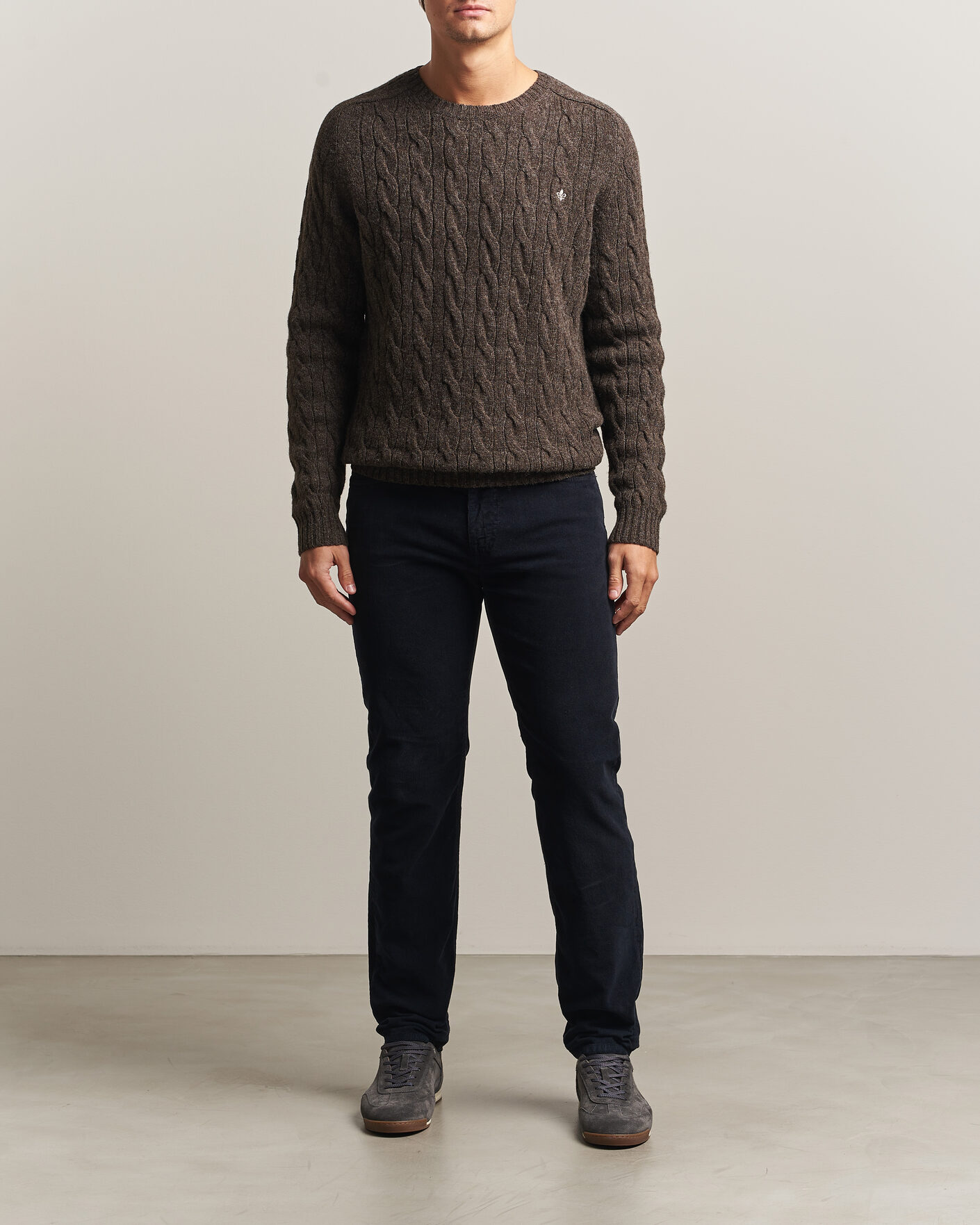 Herre | Bukser | Morris | James Cord 5-Pocket Pants Navy