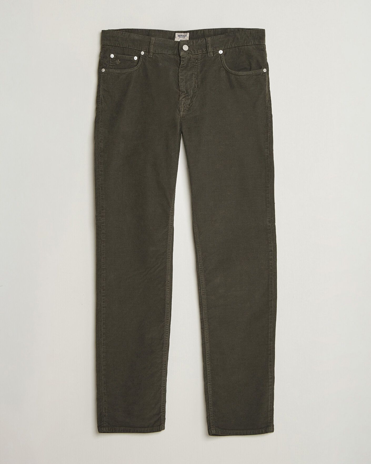 Herre | Bukser | Morris | James Cord 5-Pocket Pants Olive