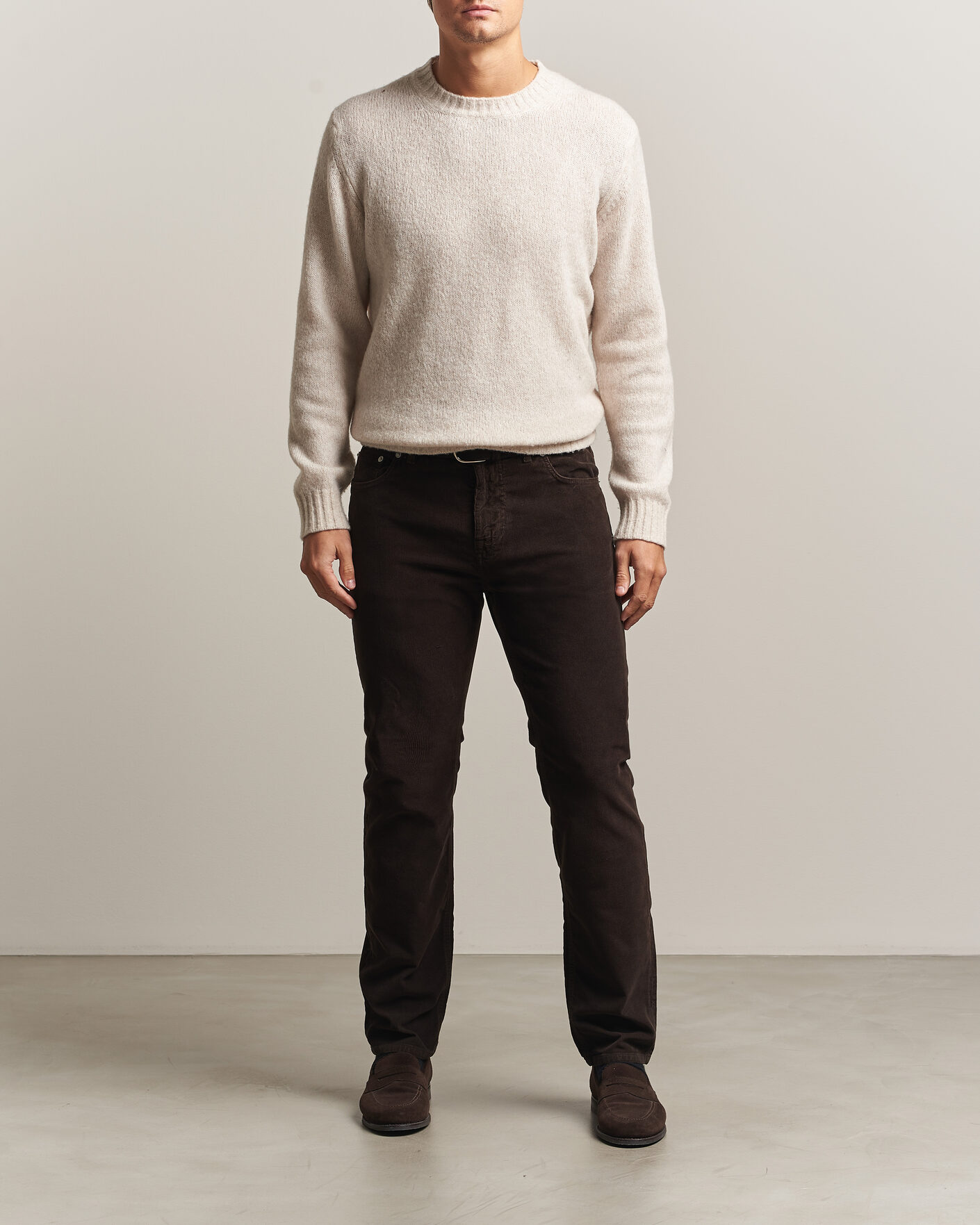 Herre | Bukser | Morris | James Cord 5-Pocket Pants Brown