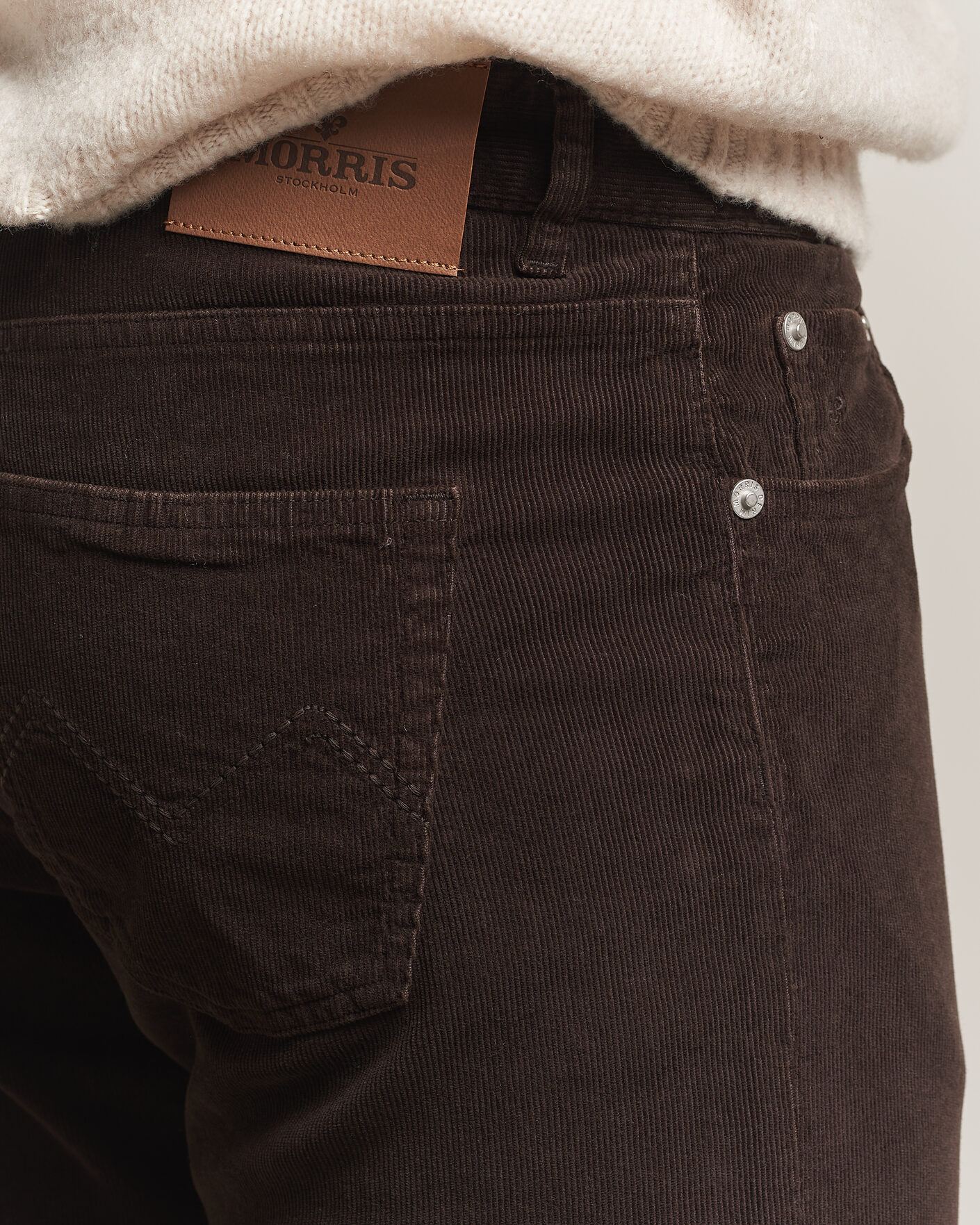Herre | Bukser | Morris | James Cord 5-Pocket Pants Brown