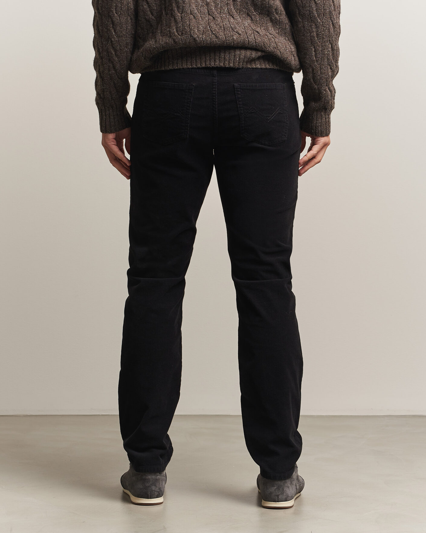 Herre | Bukser | Morris | James Cord 5-Pocket Pants Black