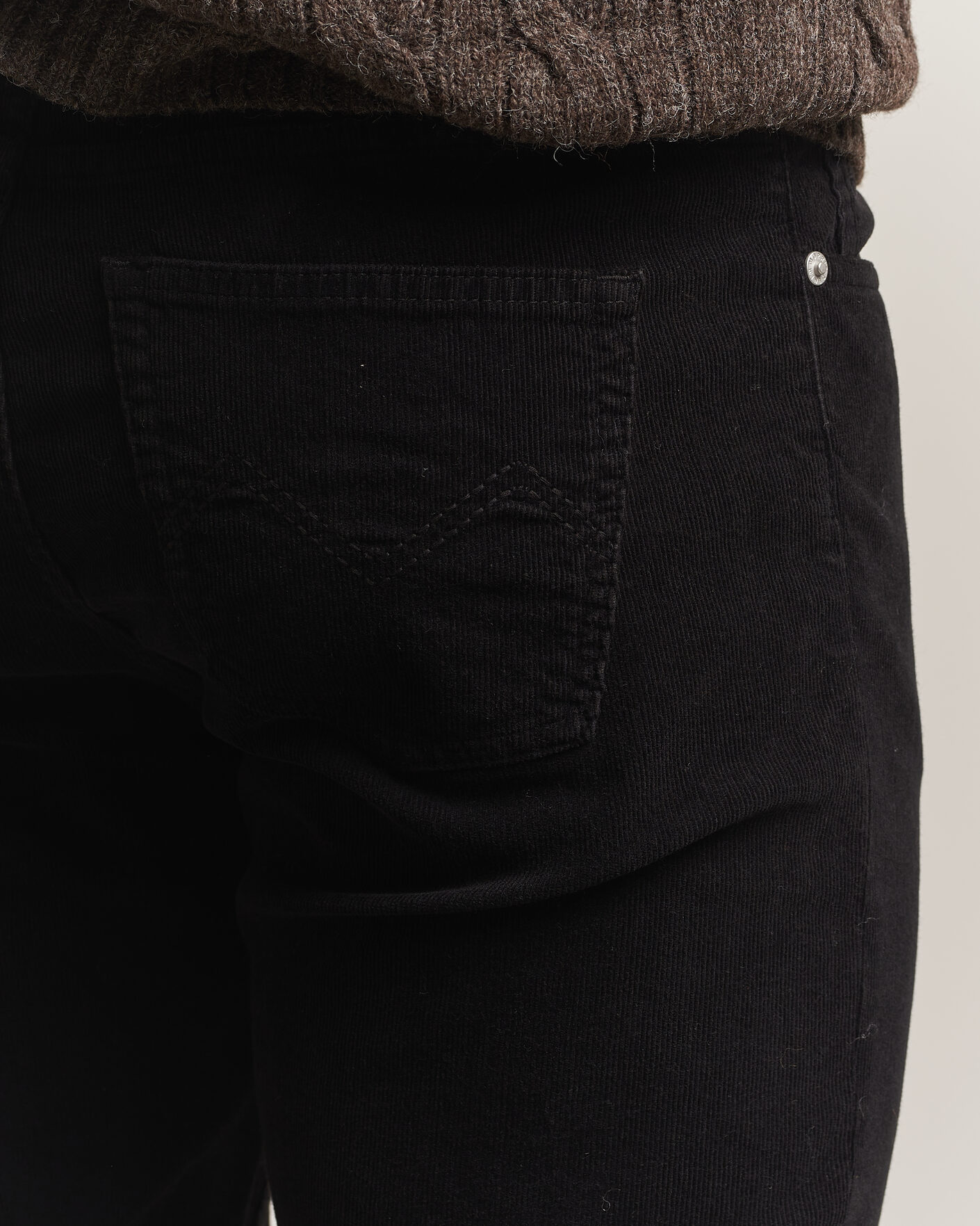 Herre | Bukser | Morris | James Cord 5-Pocket Pants Black