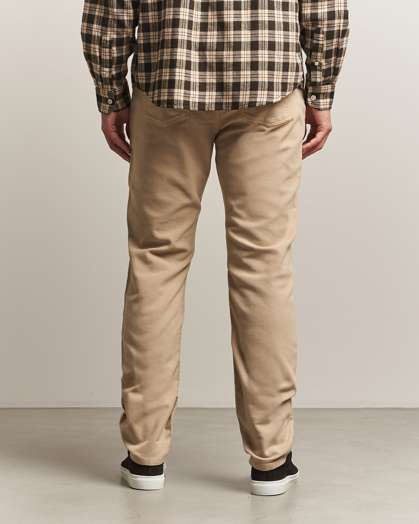 Herre | Bukser | Morris | James Winter Twill 5-Pocket Pants Khaki