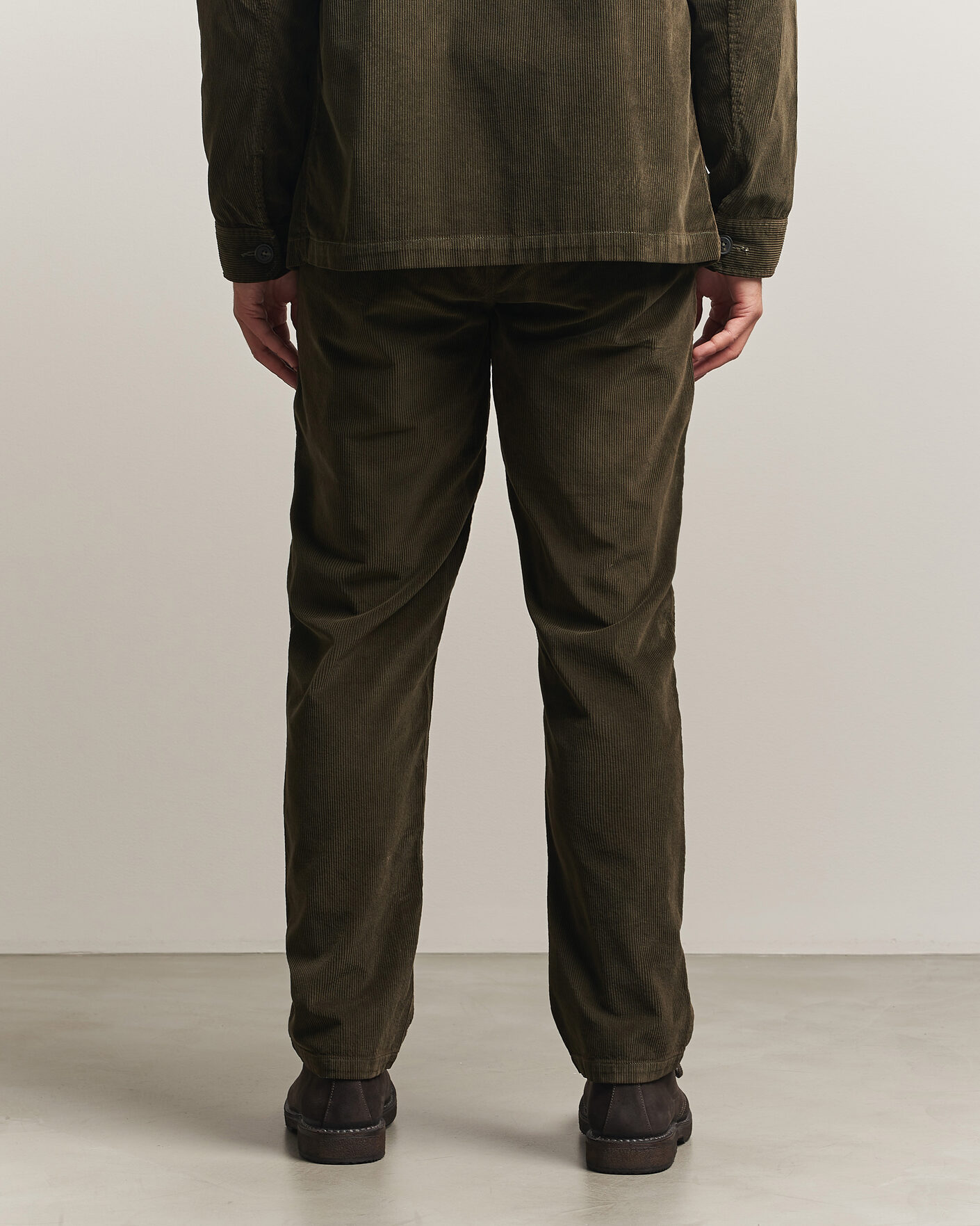 Herre | Bukser | Morris | Fenix Cord Trousers Olive