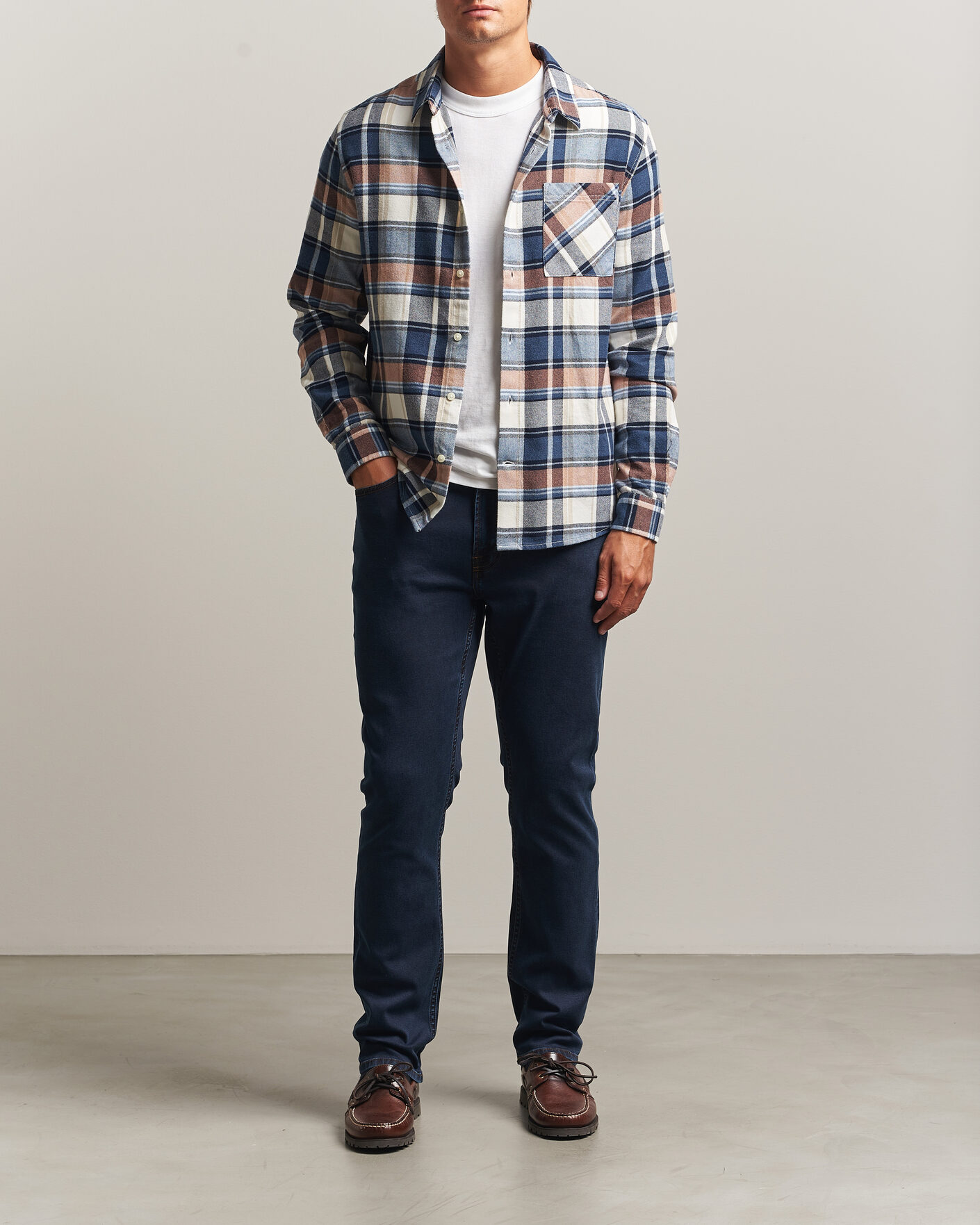 Herre | Jeans | Morris | Steve Satin Jeans Rinse Wash