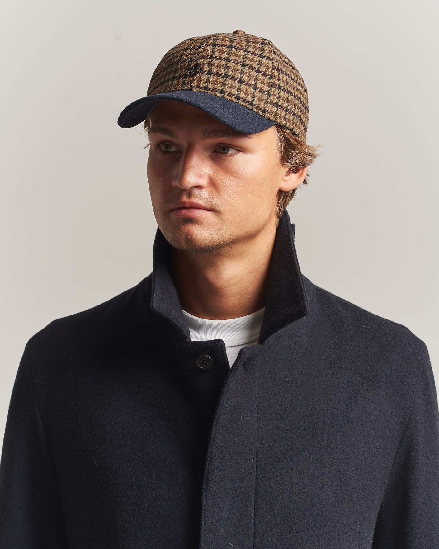 Herre | Hatter og capser | Morris | Digby Check Cap Brown