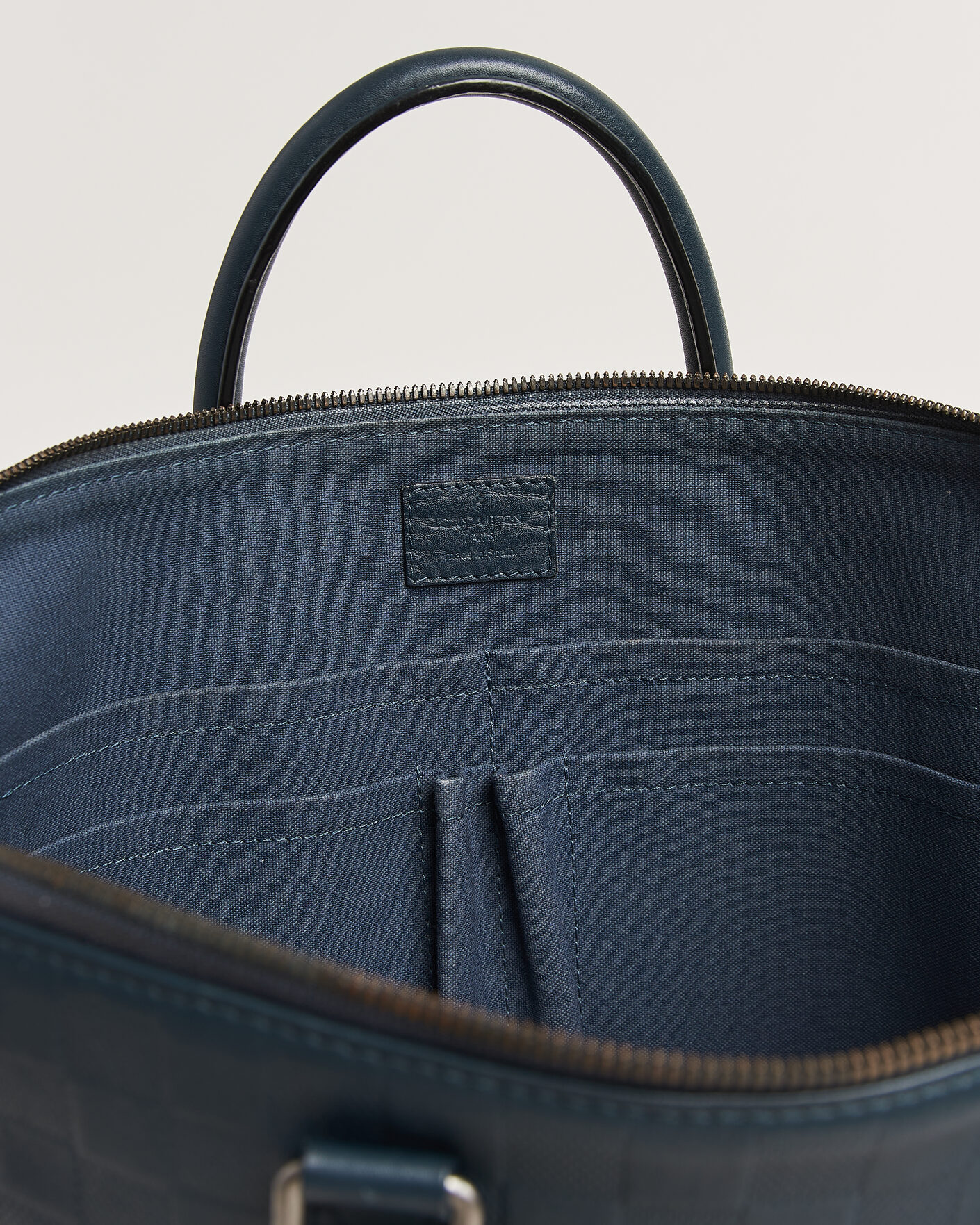 Herre | Pre-Owned & Vintage Bags | Louis Vuitton Pre-Owned | Porte Documents Bag Damier Infini Onyx
