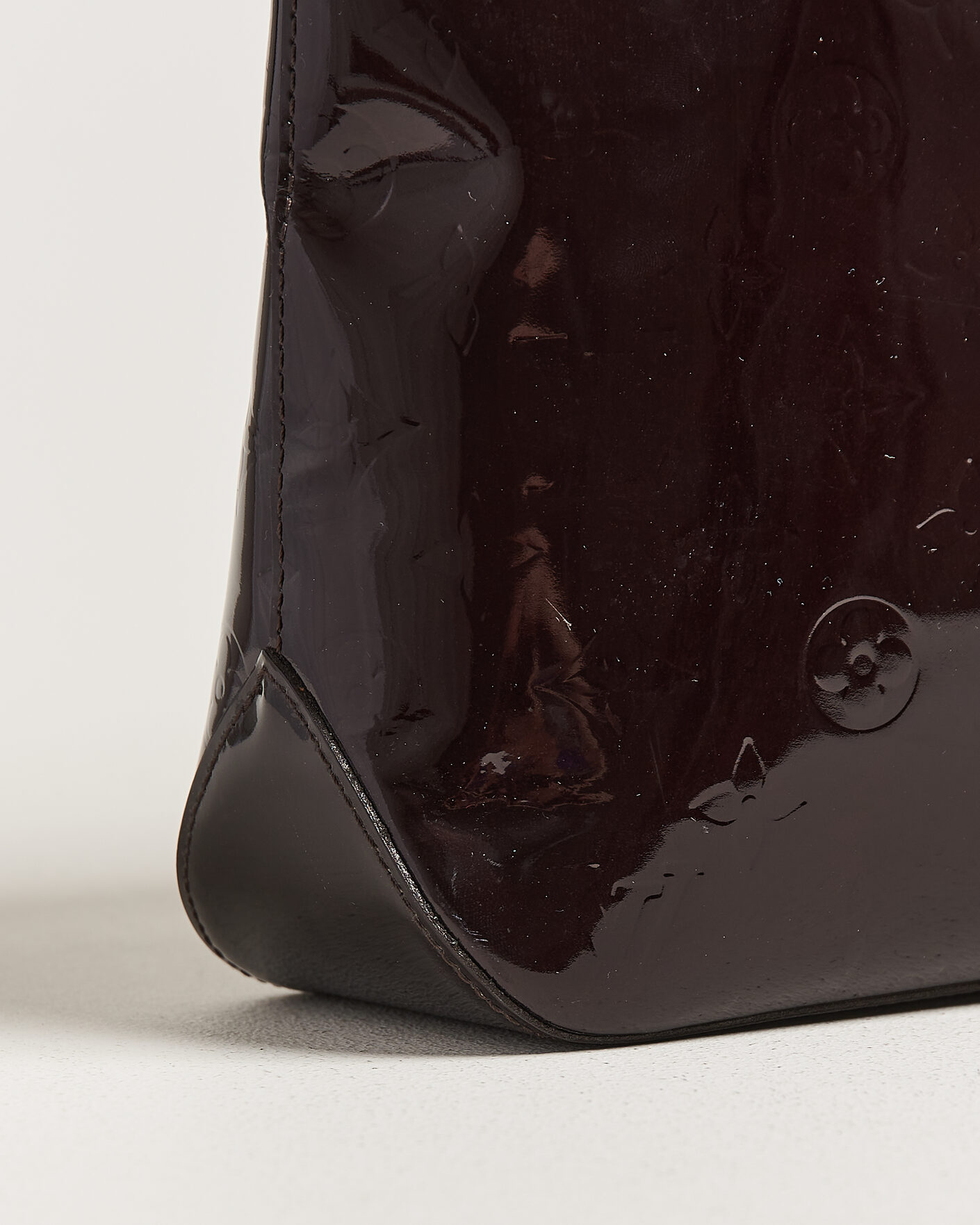 Herre | Pre-Owned & Vintage Bags | Louis Vuitton Pre-Owned | Brentwood Tote Bag Vernis Leather Burgundy