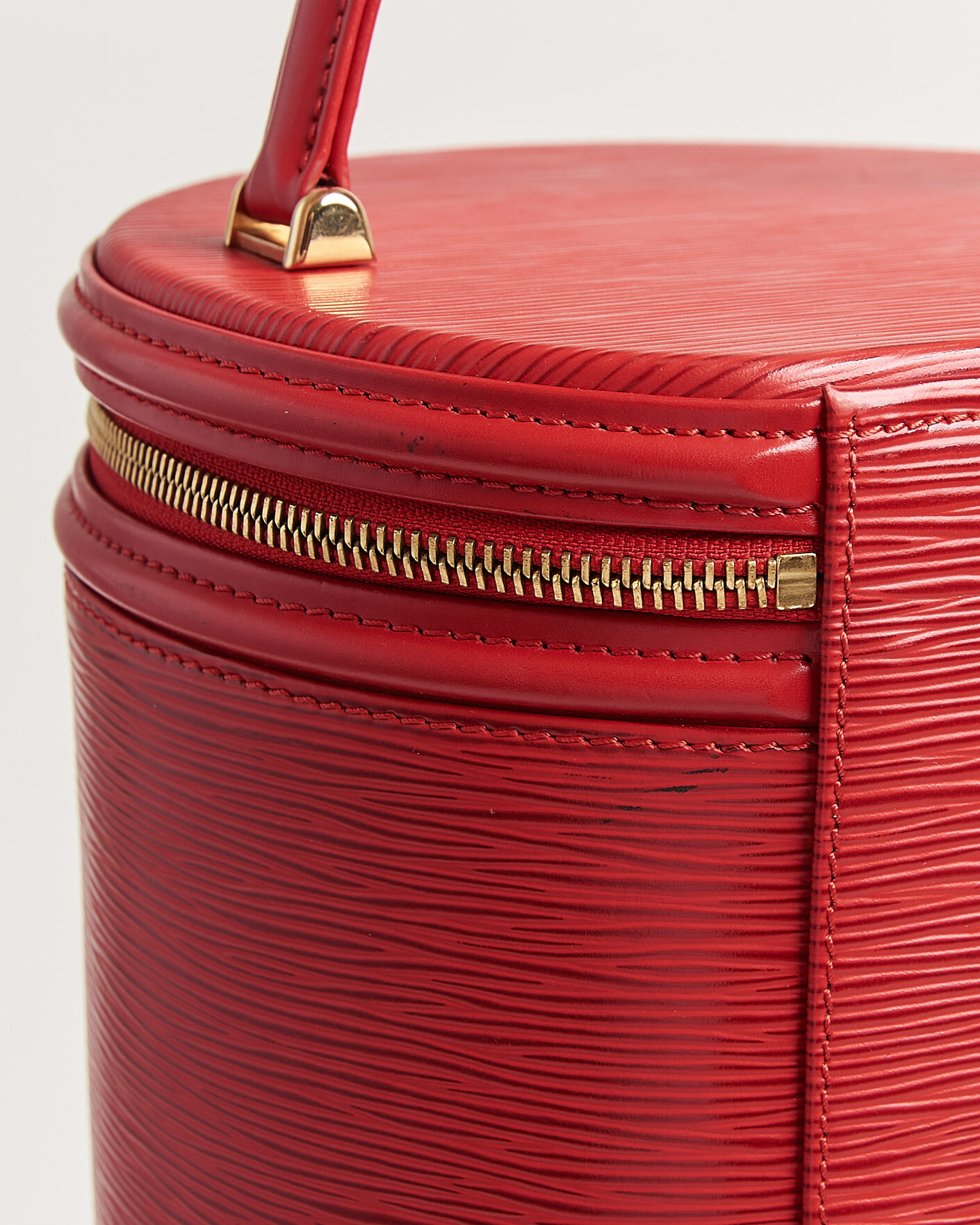 Herre | Pre-Owned & Vintage Bags | Louis Vuitton Pre-Owned | Cannes Vanity Case Epi Leather Red