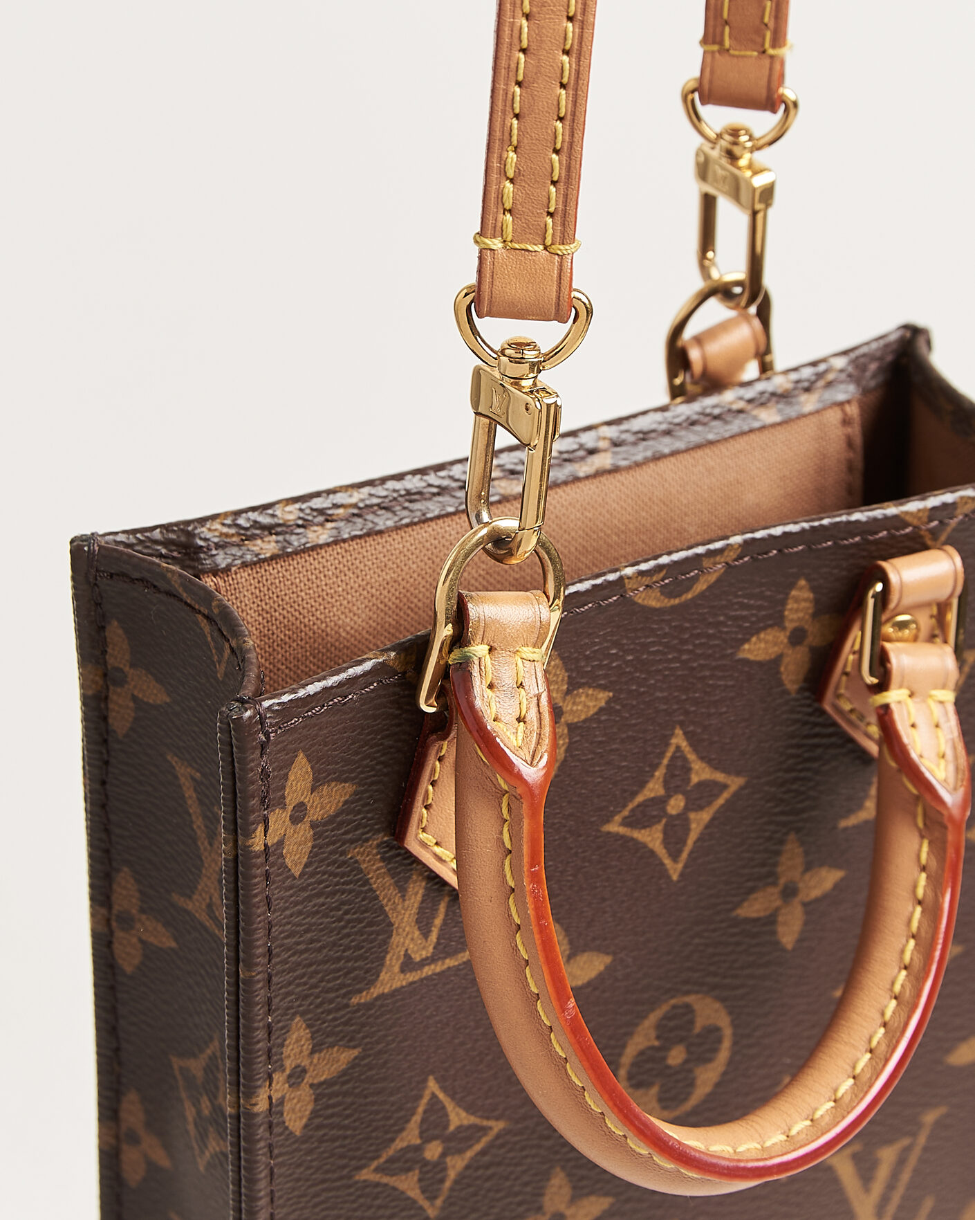 Herre | Pre-Owned & Vintage Bags | Louis Vuitton Pre-Owned | Sac Plat Petit Bandouliére Monogram