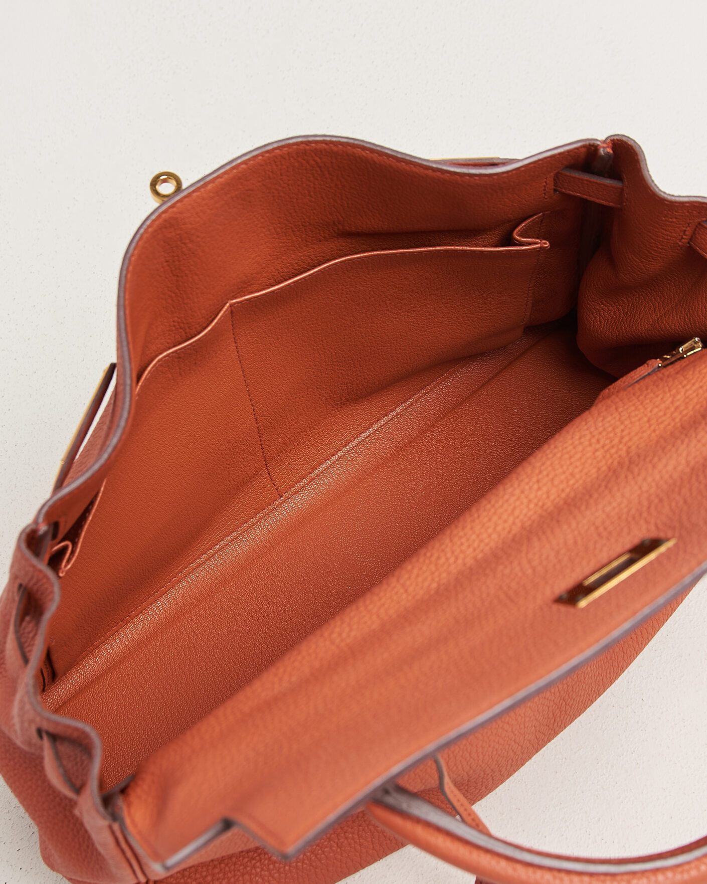 Herre | Pre-Owned & Vintage Bags | Hermès Pre-Owned | Kelly 32 Togo Leather Orange