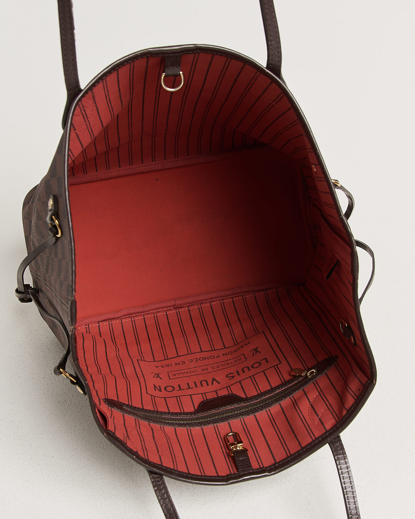 Herre | Pre-Owned & Vintage Bags | Louis Vuitton Pre-Owned | Neverfull MM Damier Ebene