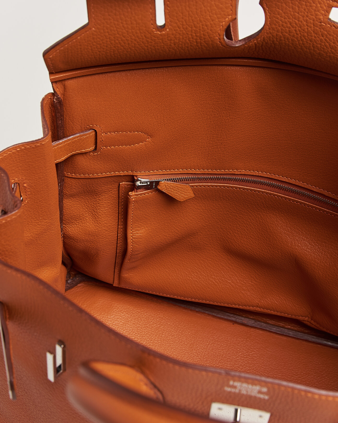 Herre | Pre-Owned & Vintage Bags | Hermès Pre-Owned | Birkin 35 Togo Leather Orange