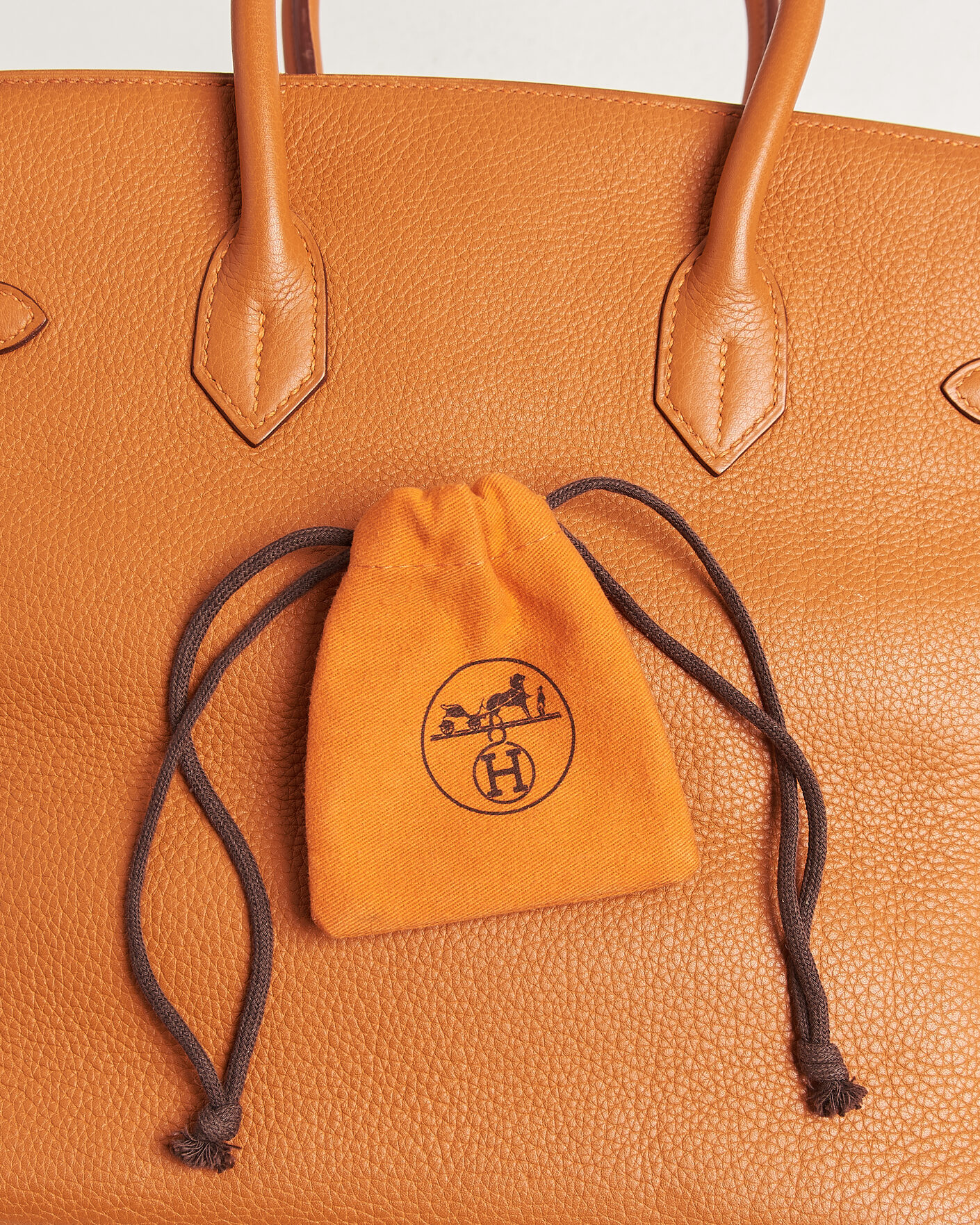 Herre | Pre-Owned & Vintage Bags | Hermès Pre-Owned | Birkin 35 Togo Leather Orange