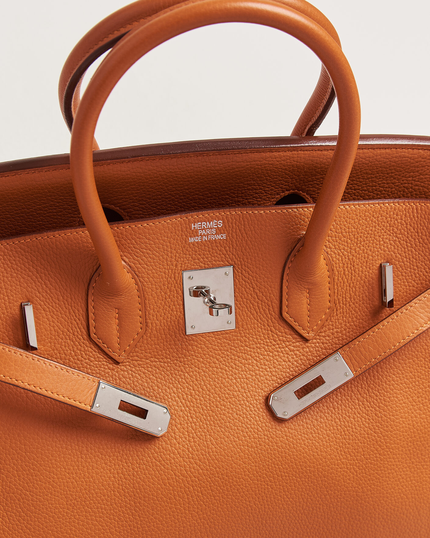 Herre | Pre-Owned & Vintage Bags | Hermès Pre-Owned | Birkin 35 Togo Leather Orange