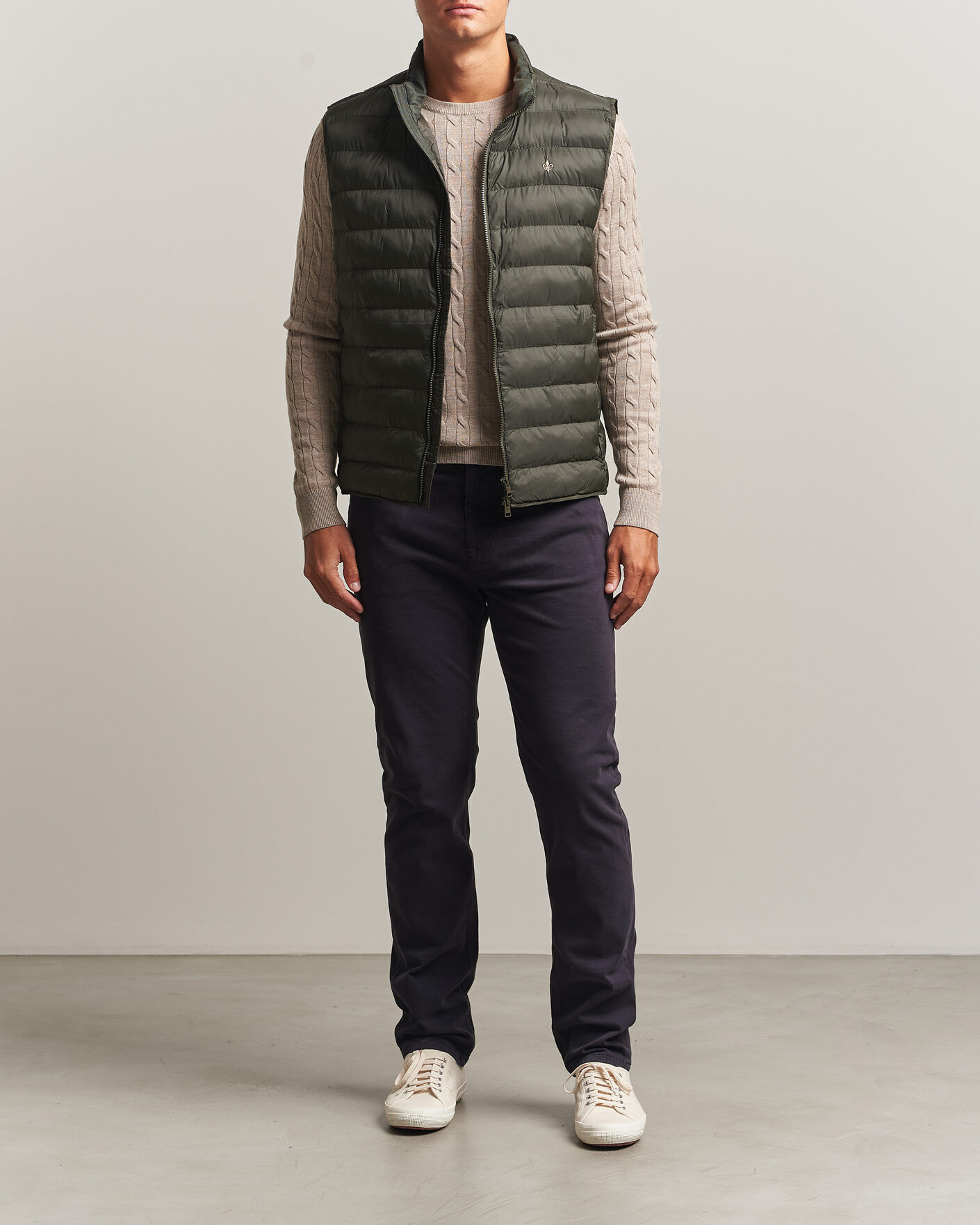 Herre | Vester | Morris | Norfolk Liner Vest Olive