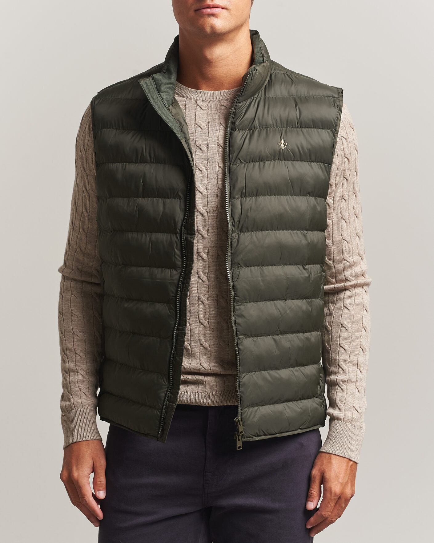 Herre | Vester | Morris | Norfolk Liner Vest Olive