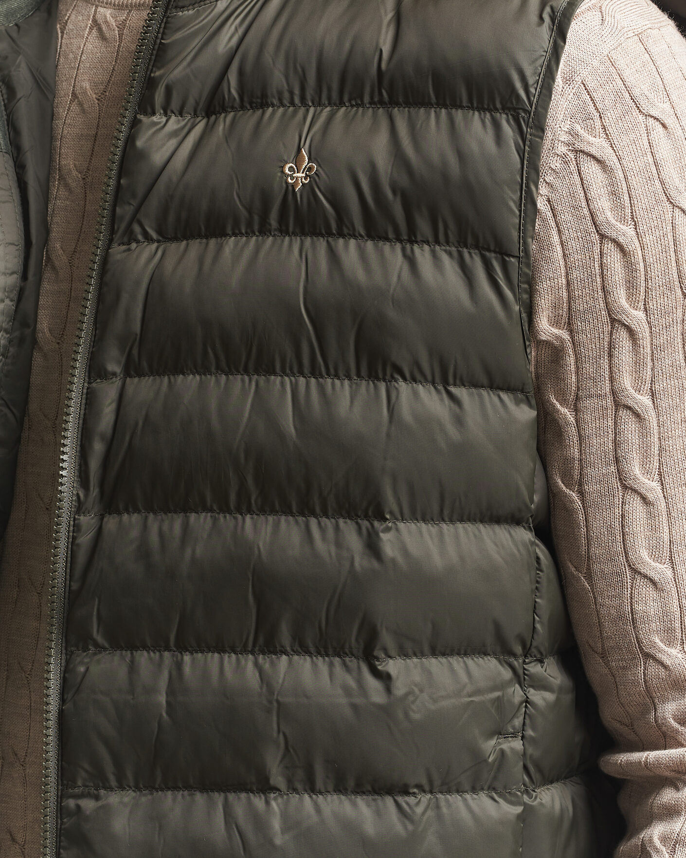 Herre | Vester | Morris | Norfolk Liner Vest Olive