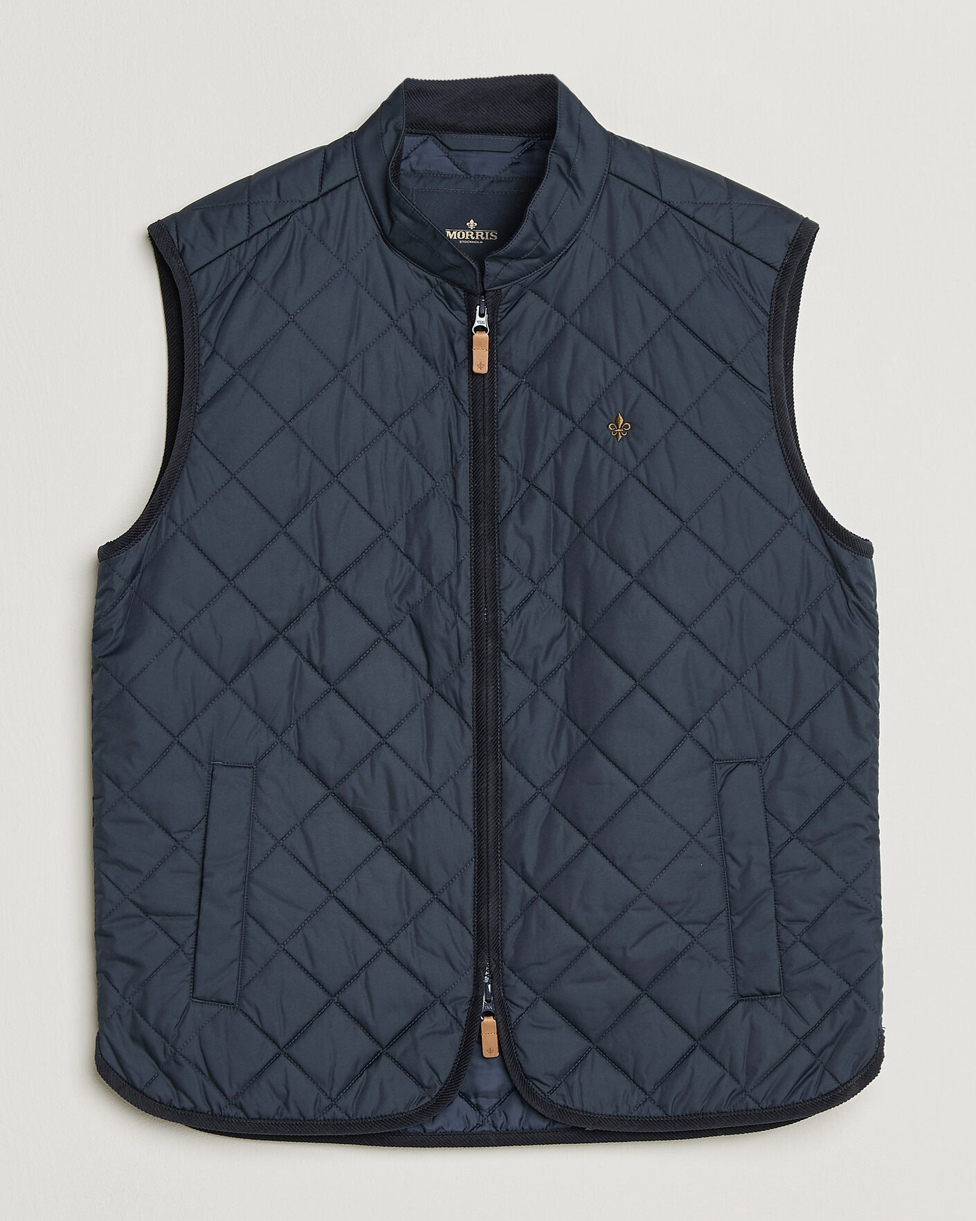 Herre | Vester | Morris | Teddy Quilted Vest Old Blue