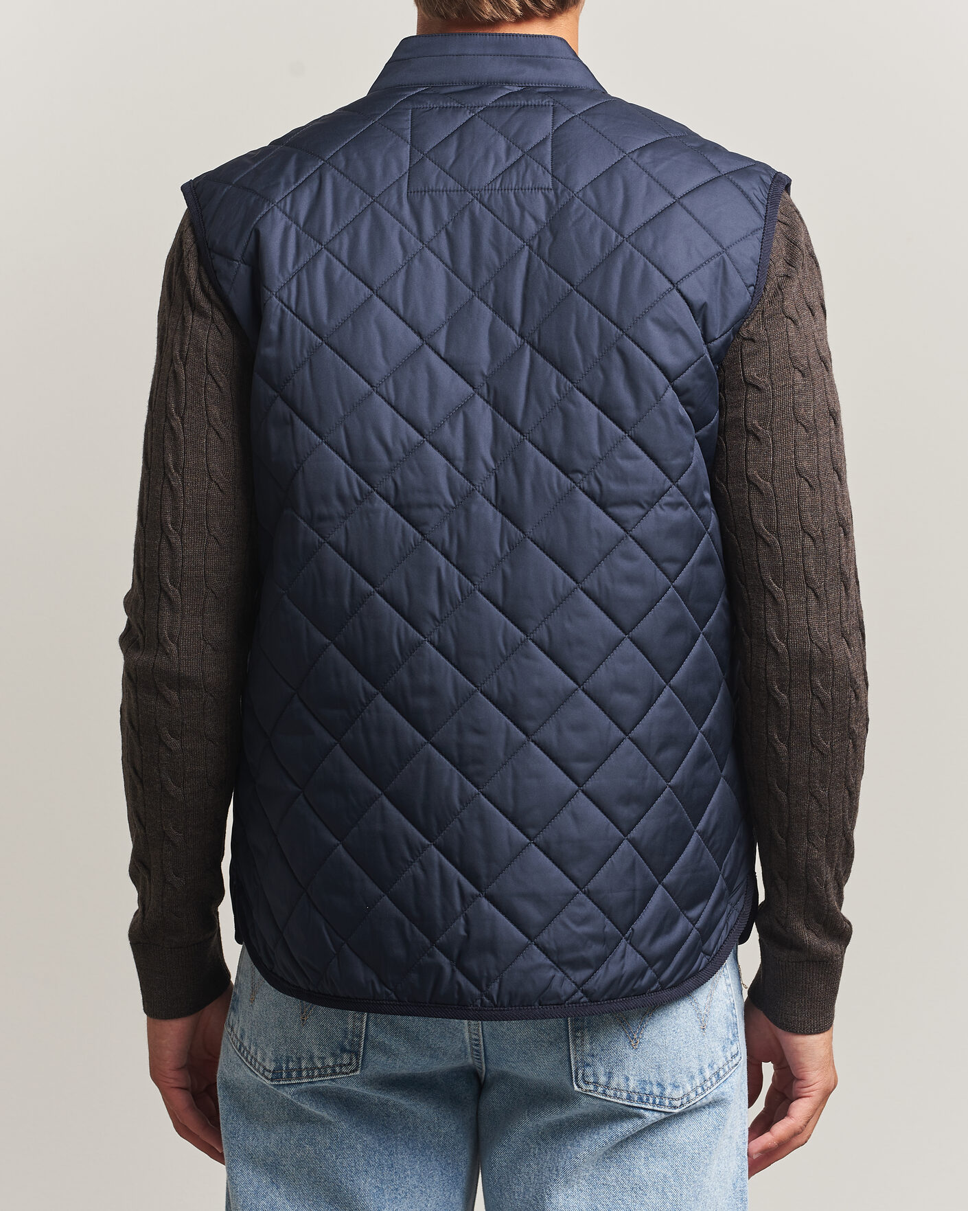 Herre | Vester | Morris | Teddy Quilted Vest Old Blue