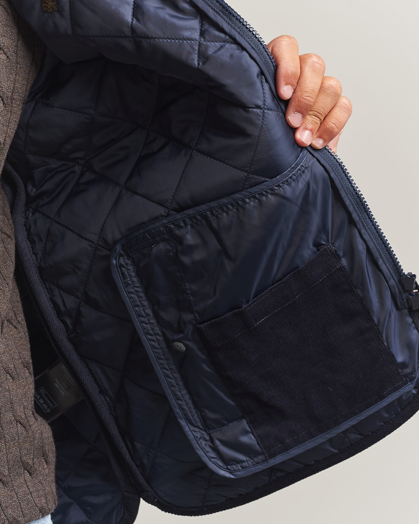 Herre | Vester | Morris | Teddy Quilted Vest Old Blue
