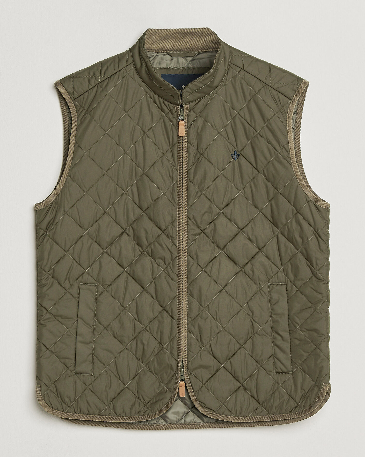 Herre | Vester | Morris | Teddy Quilted Vest Olive