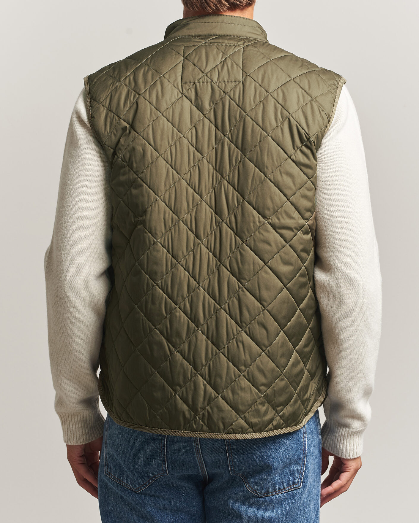 Herre | Vester | Morris | Teddy Quilted Vest Olive