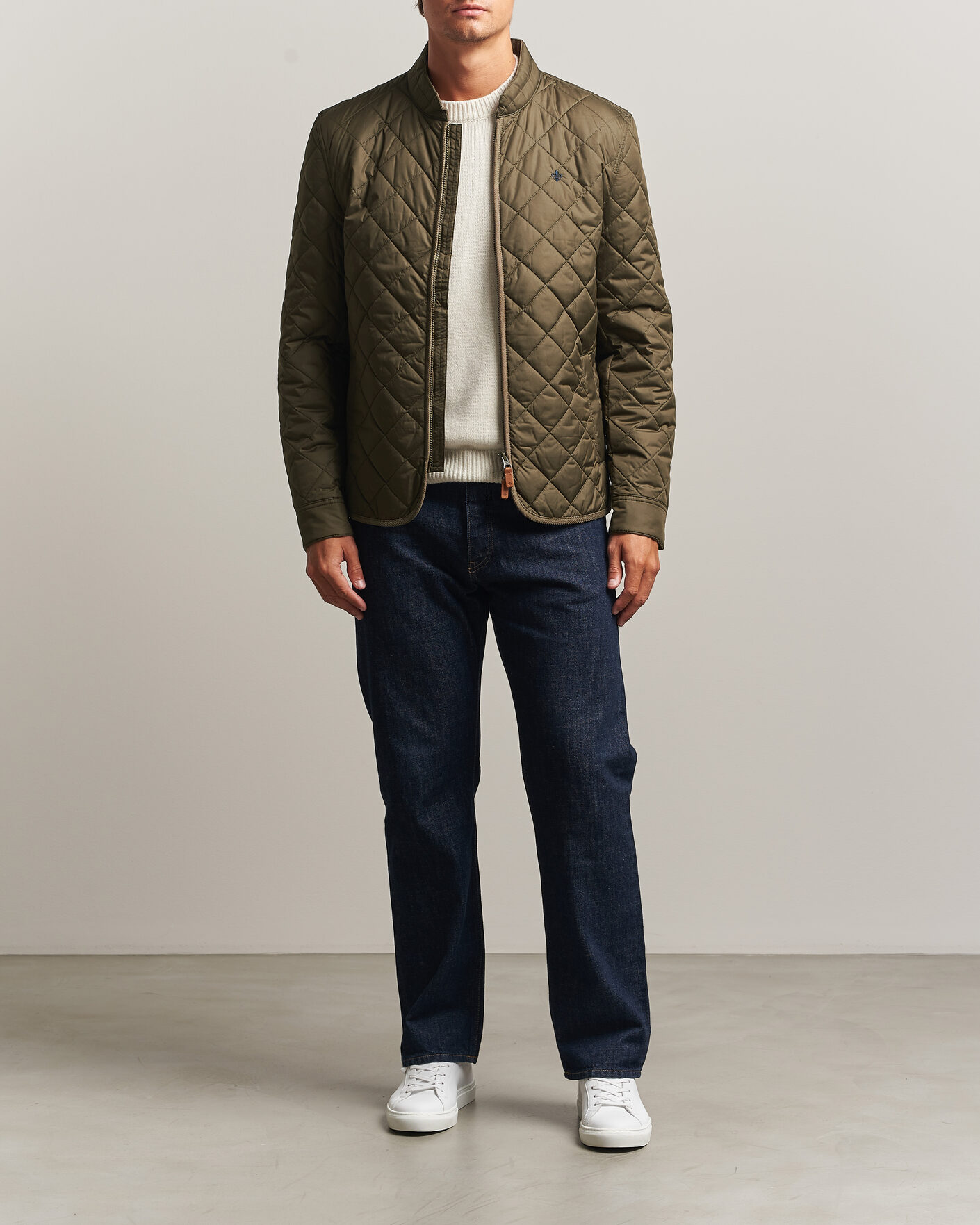 Herre | Jakker | Morris | Teddy Quilted Jacket Olive