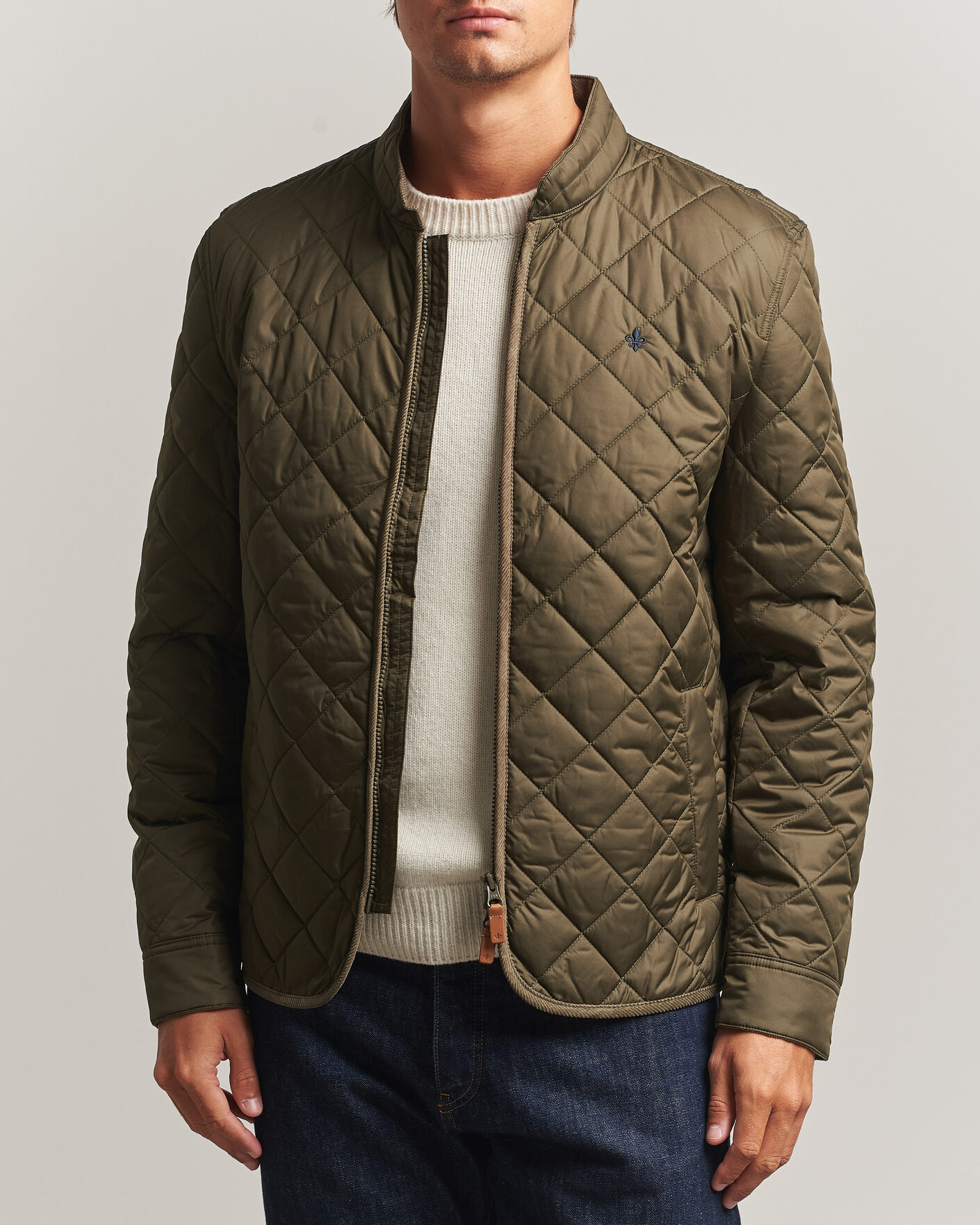 Herre | Jakker | Morris | Teddy Quilted Jacket Olive