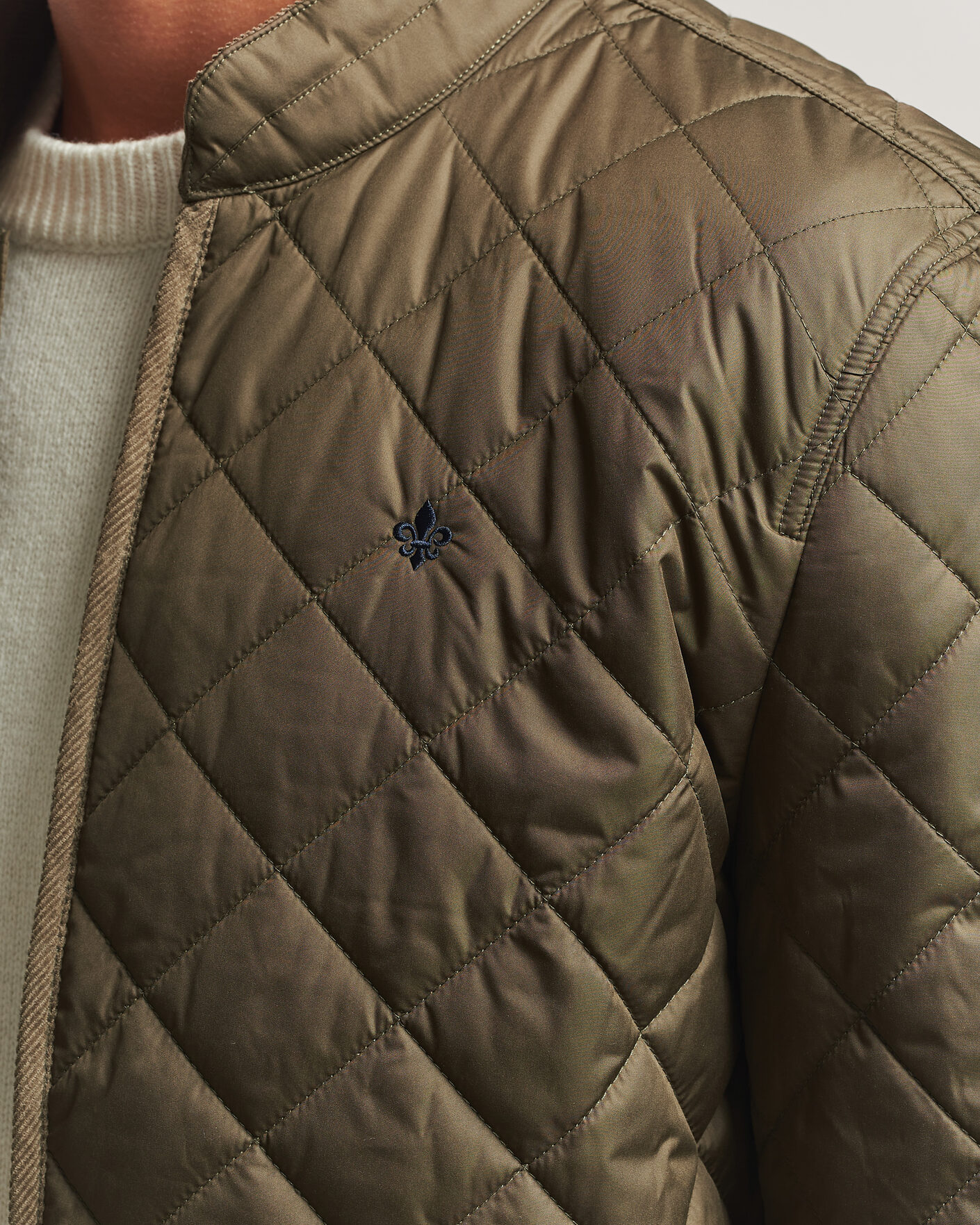 Herre | Jakker | Morris | Teddy Quilted Jacket Olive