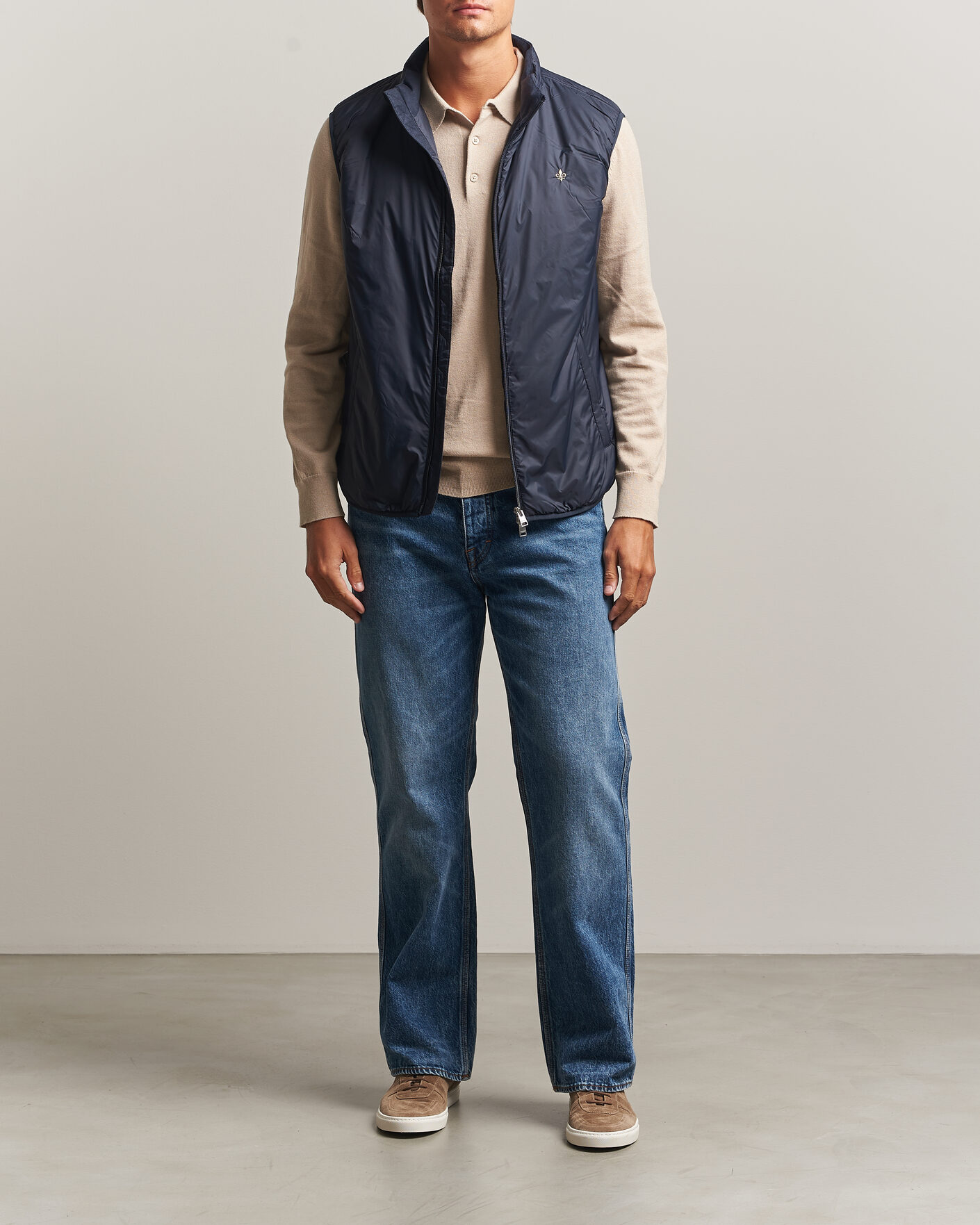Herre | Vester | Morris | Bradley Padded Vest Blue
