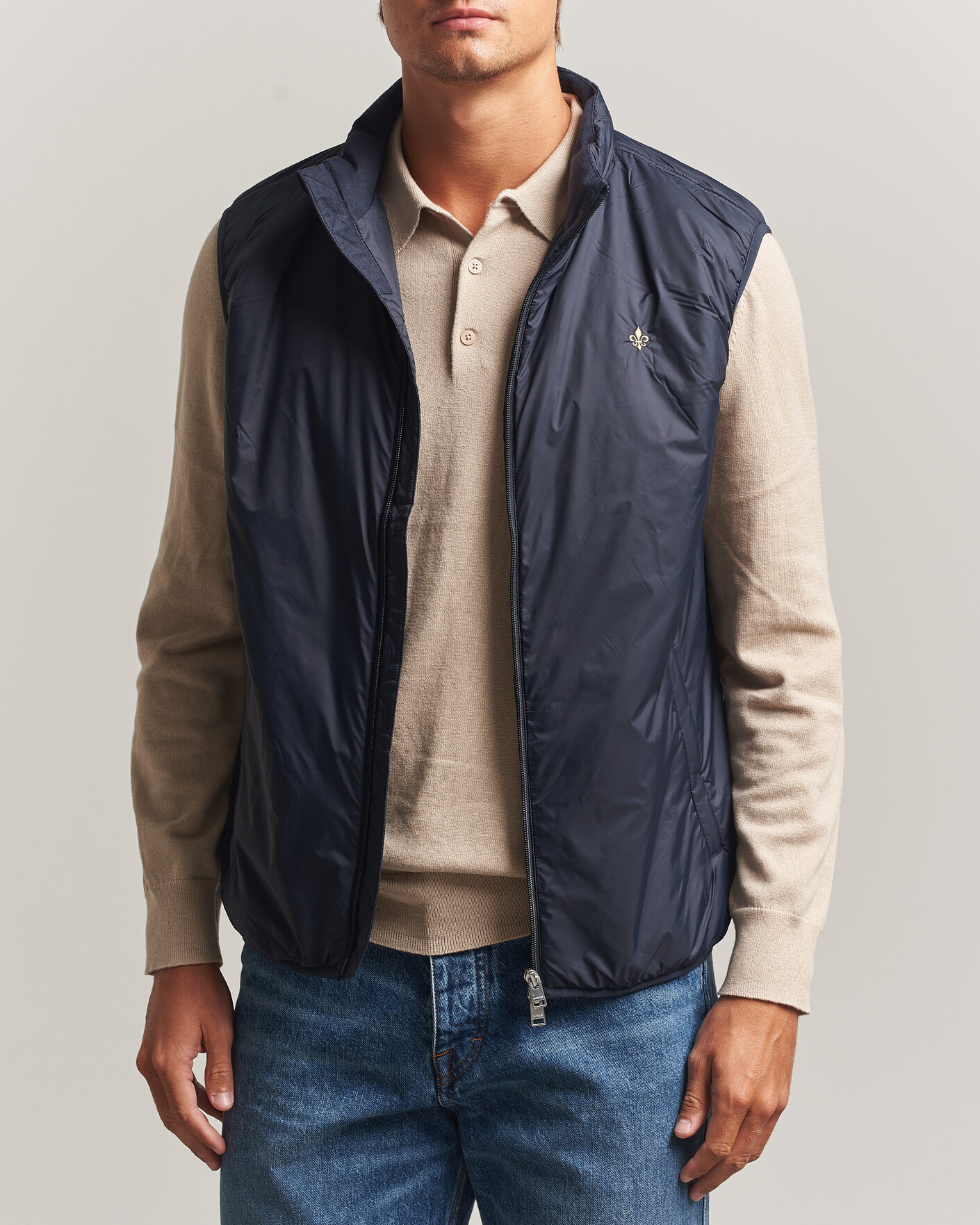 Herre | Vester | Morris | Bradley Padded Vest Blue