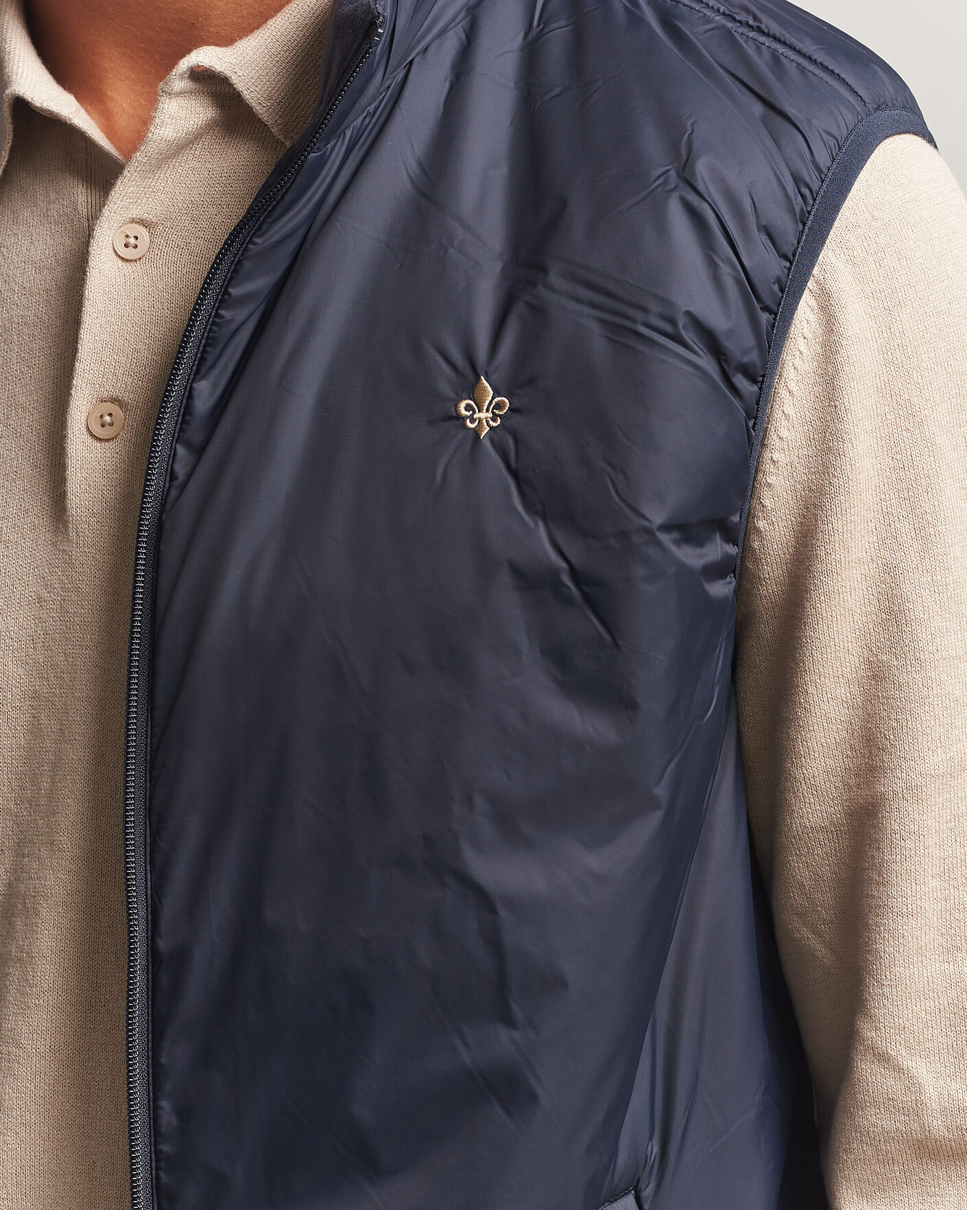 Herre | Vester | Morris | Bradley Padded Vest Blue