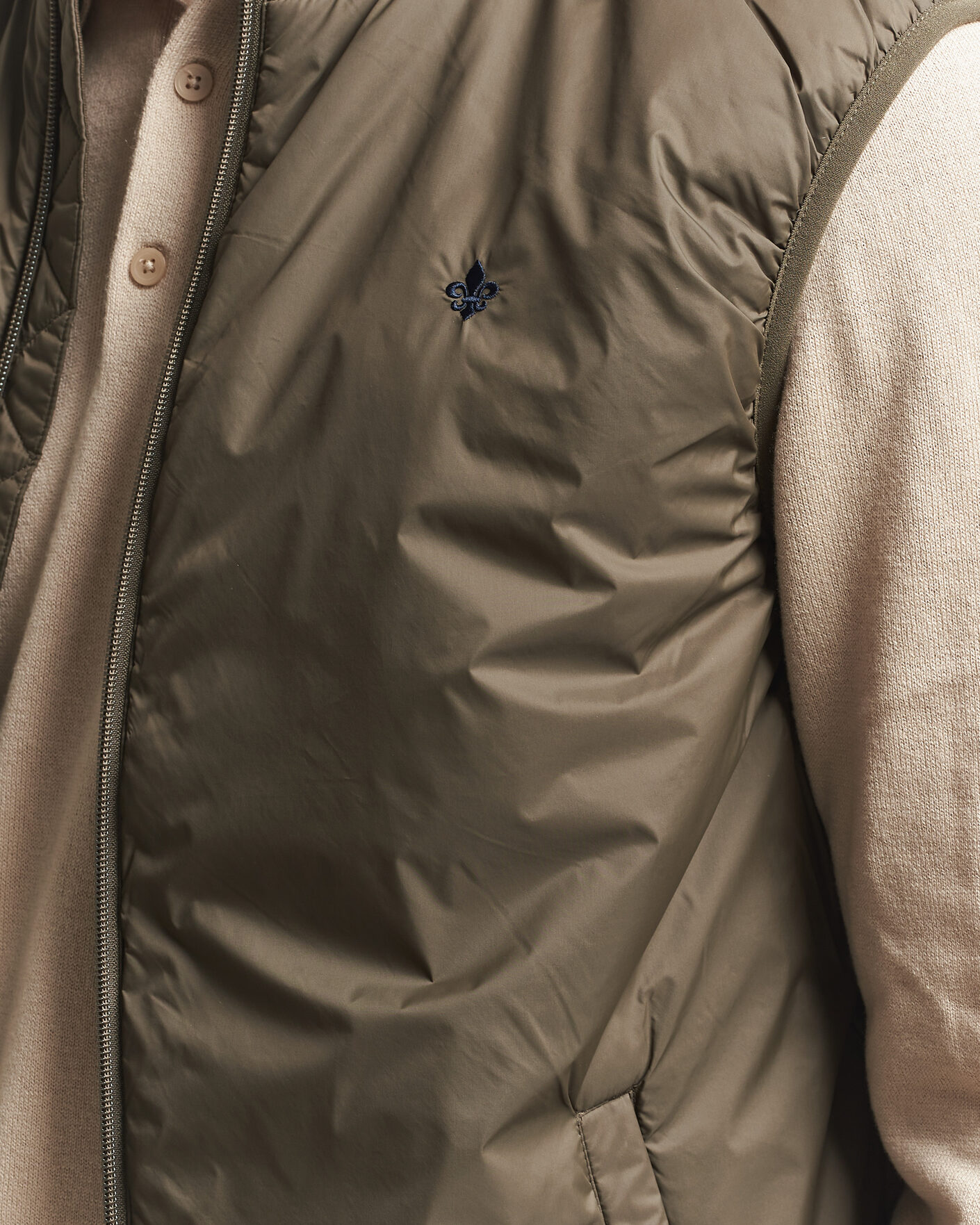 Herre | Vester | Morris | Bradley Padded Vest Olive