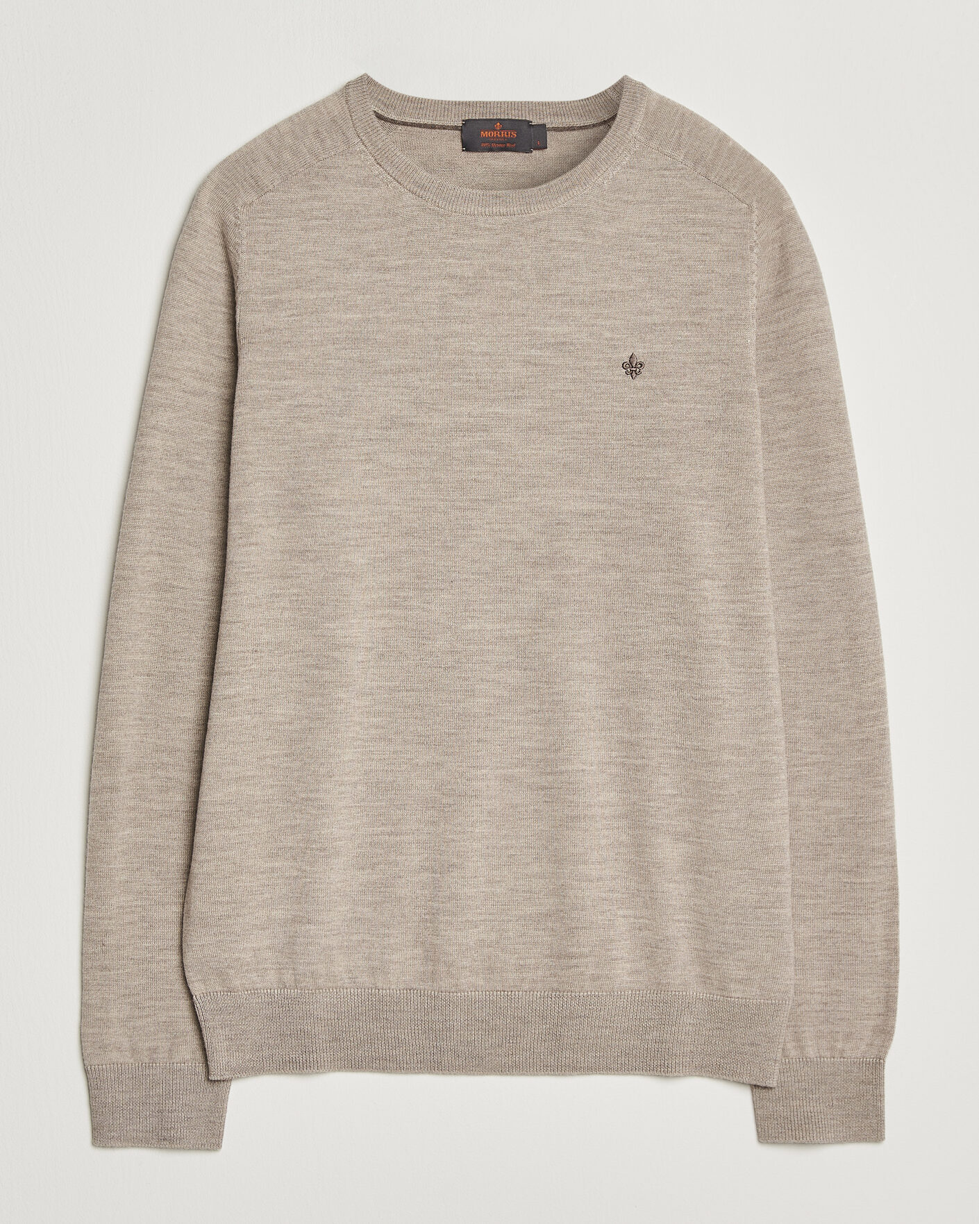 Herre | Gensere | Morris | Merino O-Neck Khaki