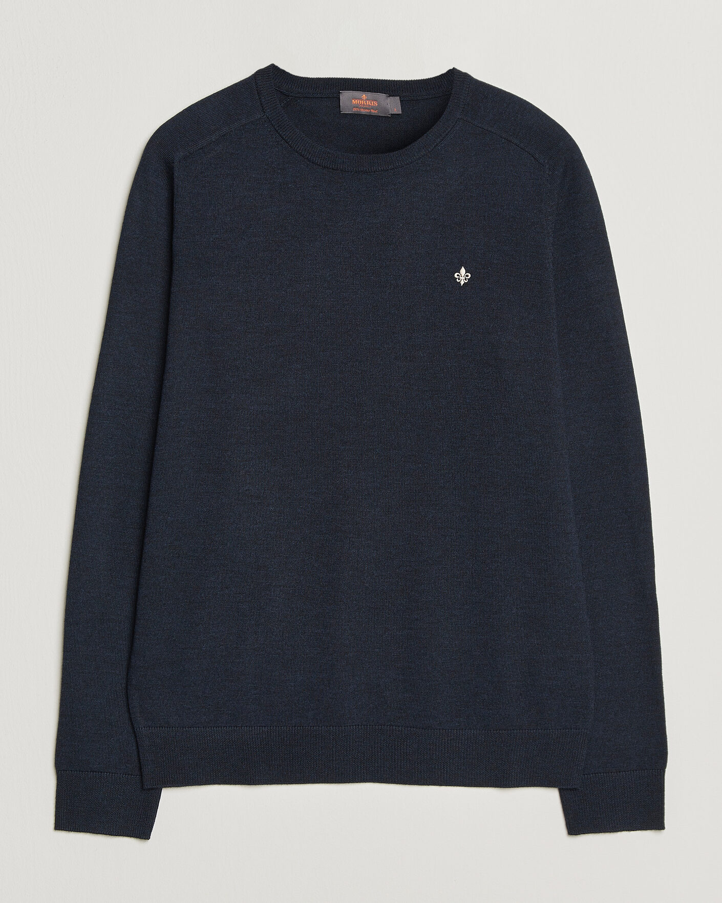 Herre | Gensere | Morris | Merino O-Neck Navy